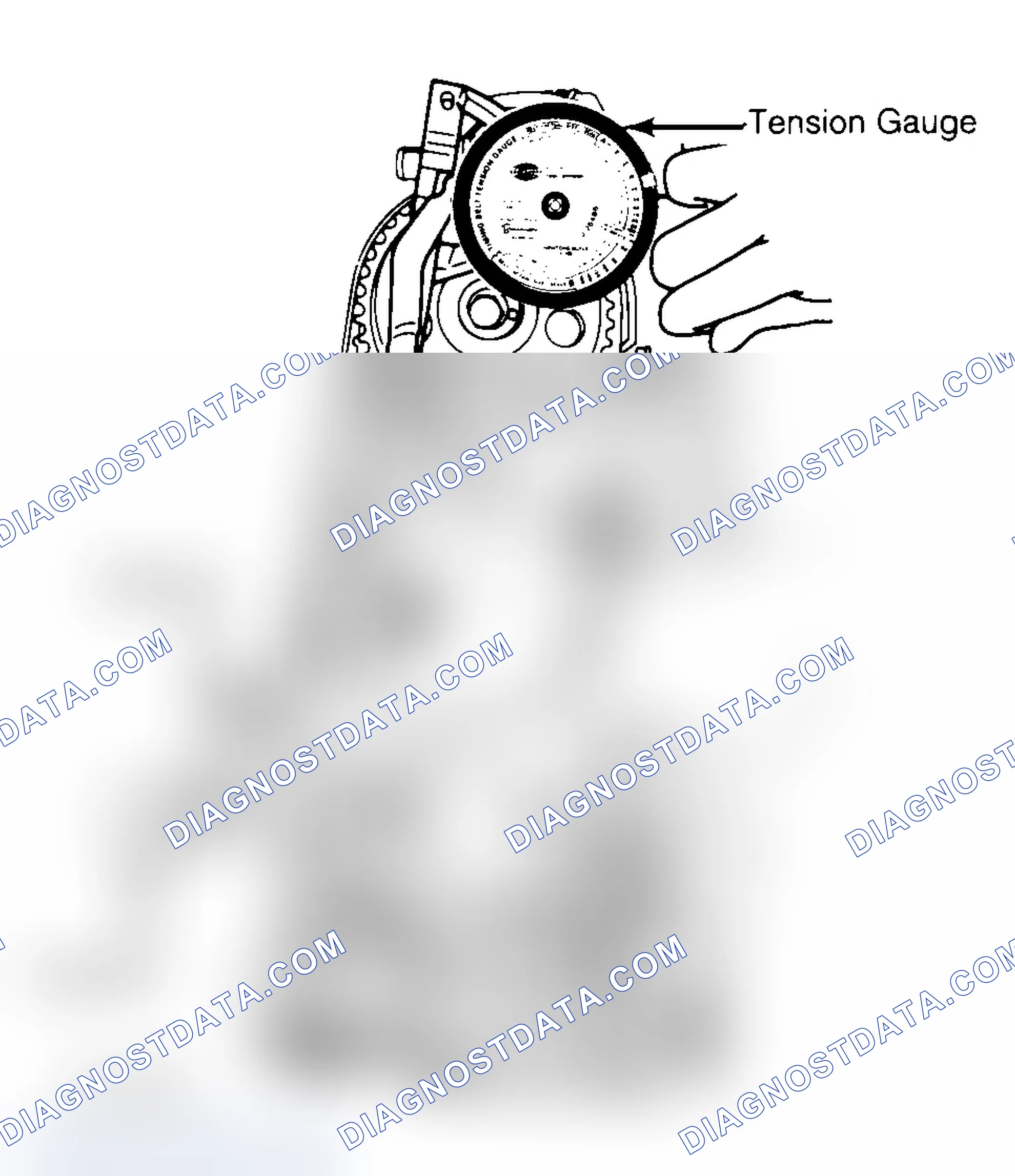Scheme 28: Adjusting Typical Timing Belt Tension