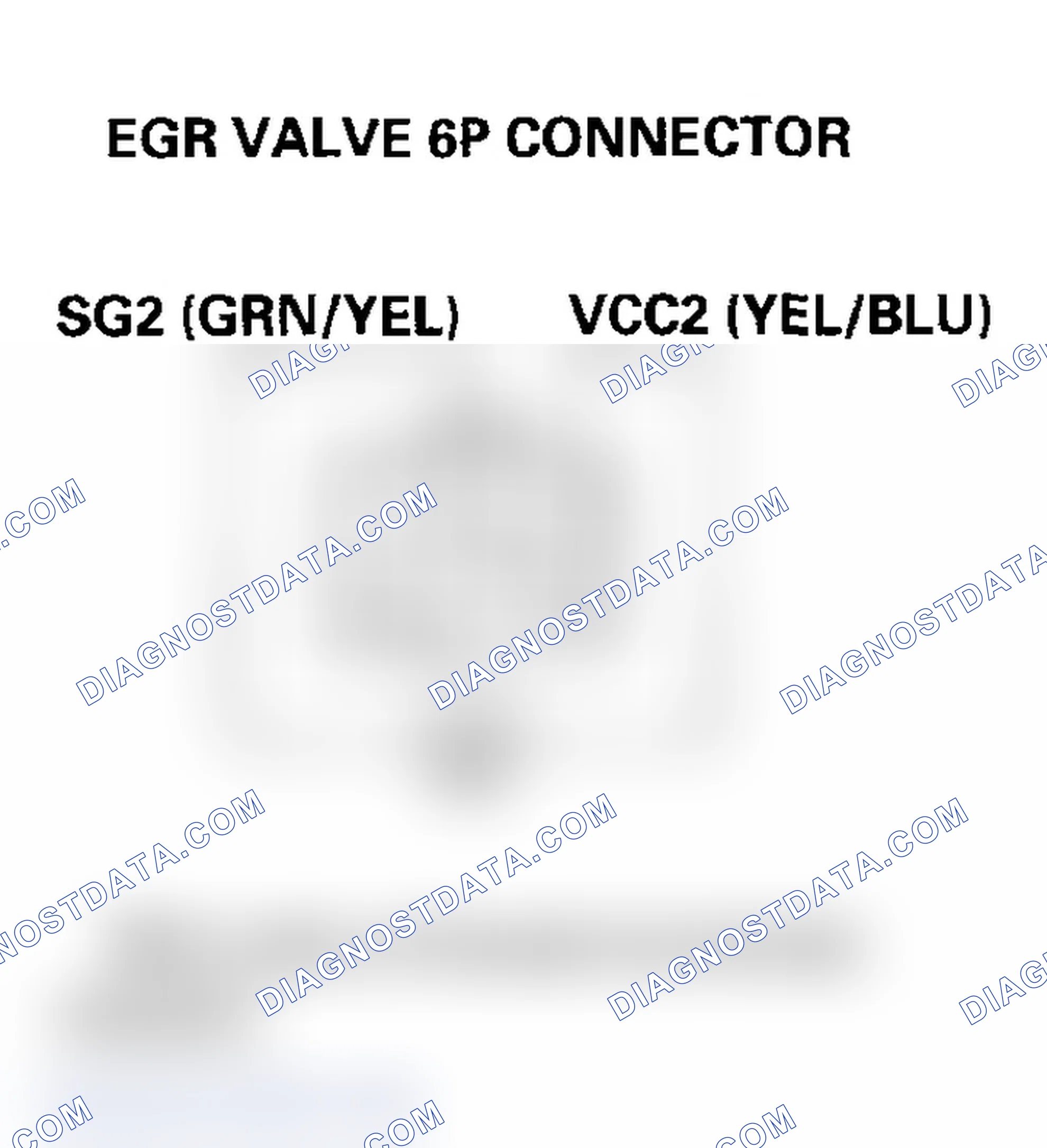 Scheme 98: DTC P0406: EGR Valve Position Sensor Circuit High Voltage (2004-2005 models)