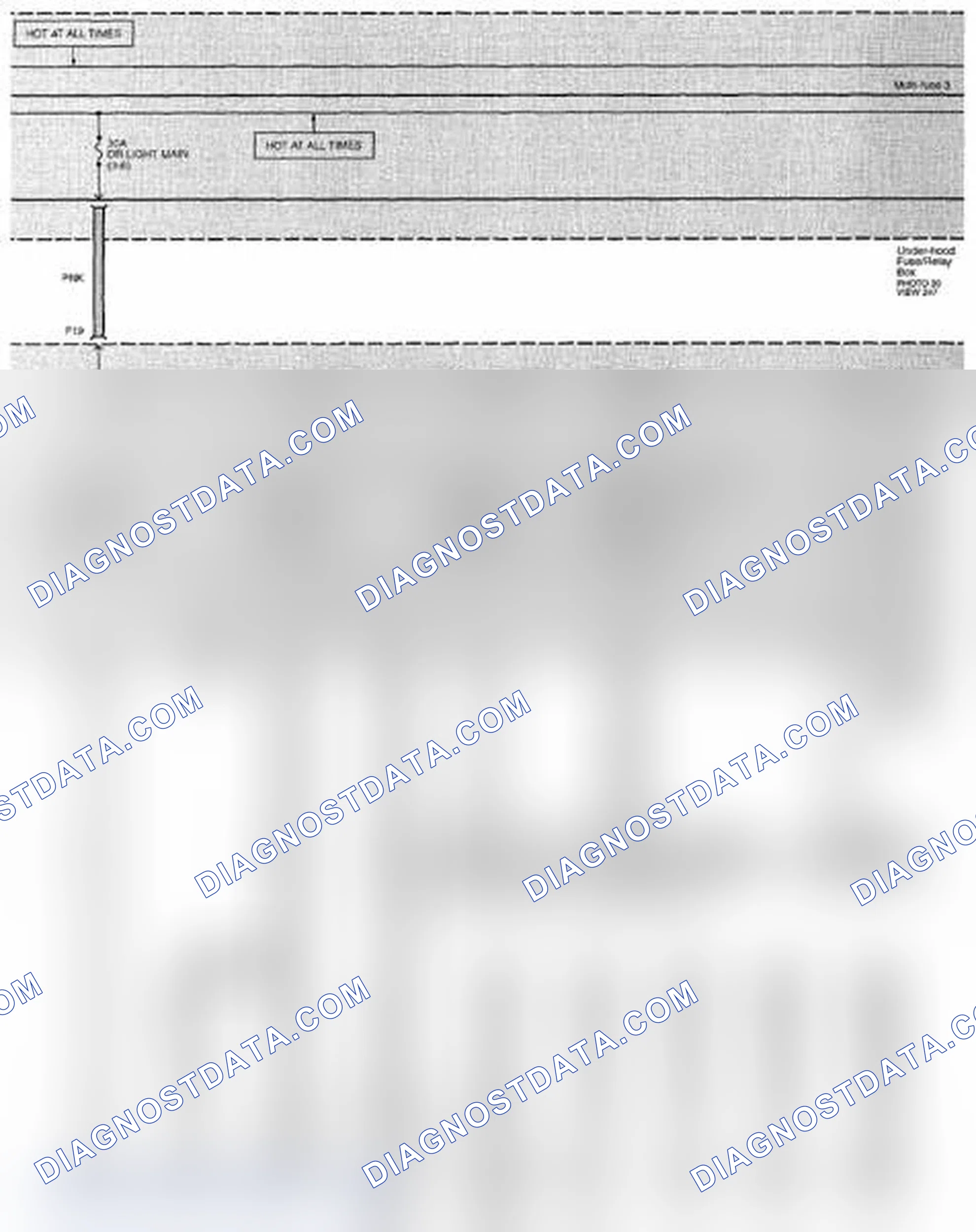 Scheme 91: Power Distribution Circuit Diagram - All Models (Page 10-8)