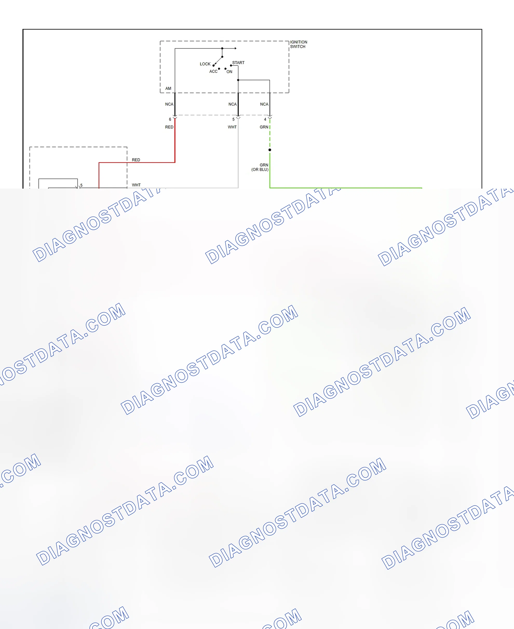 Scheme 1: Starting System Wiring Diagram (Accent)