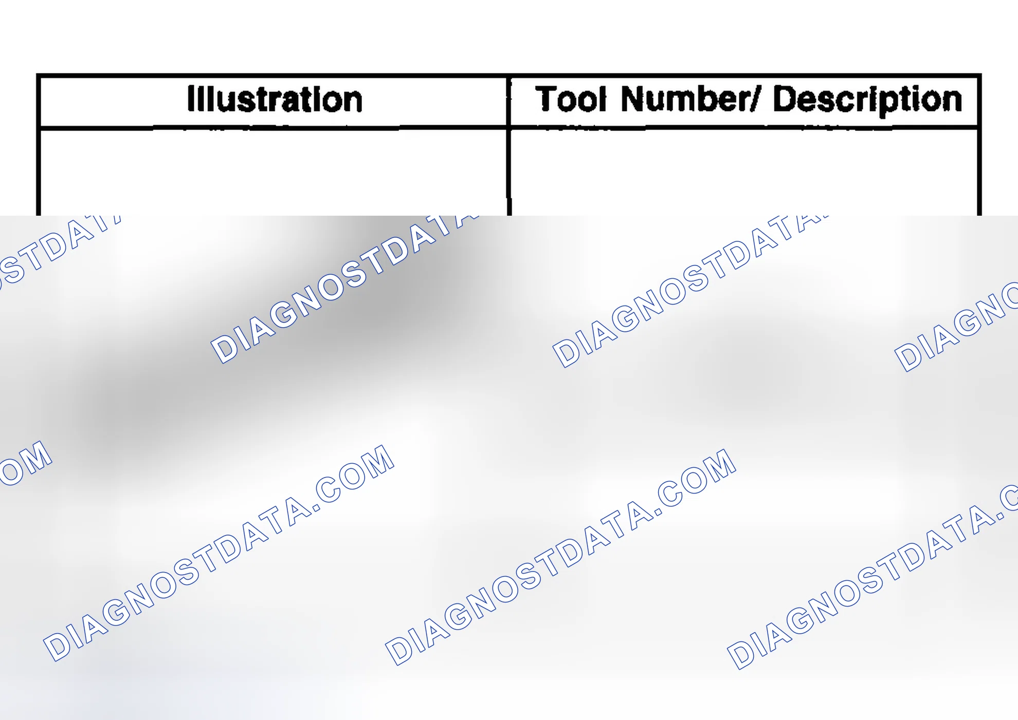 Scheme 12: SPECIAL TOOLS & EQUIPMENT
