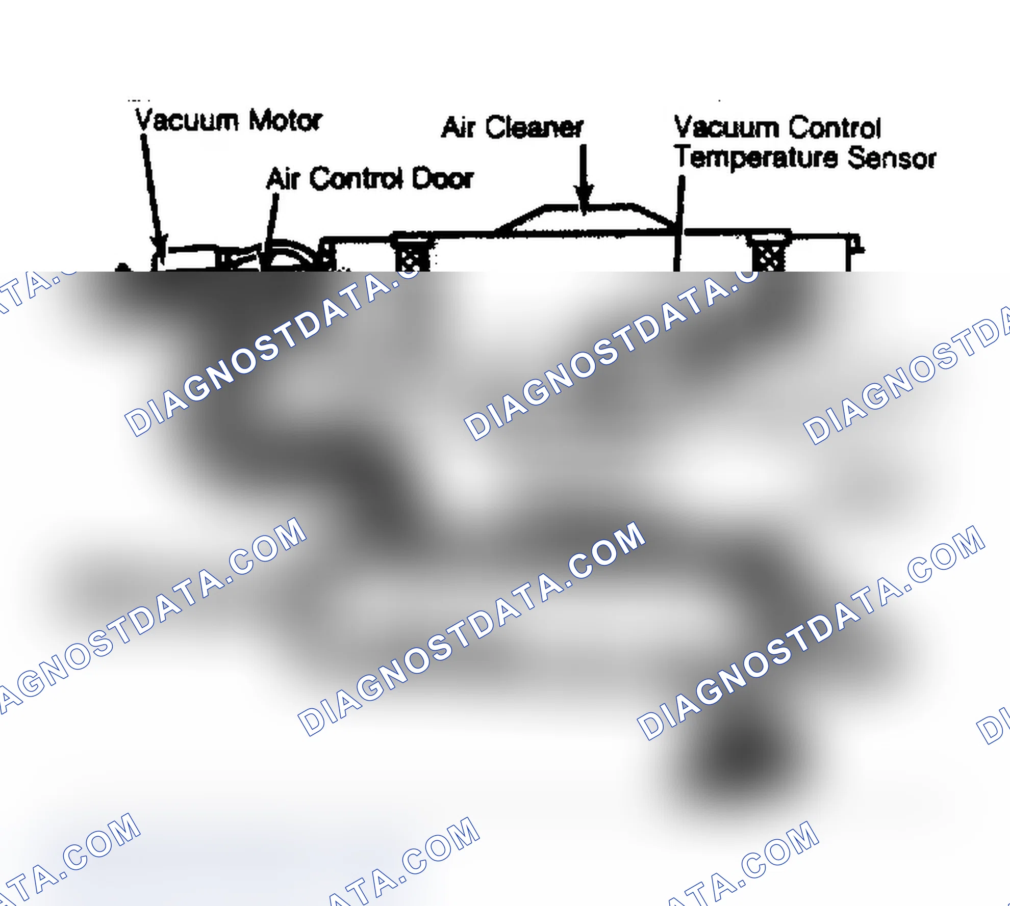 Scheme 18: Thermostatic Air Cleaner Assembly Showing Air Flow into Carburetor