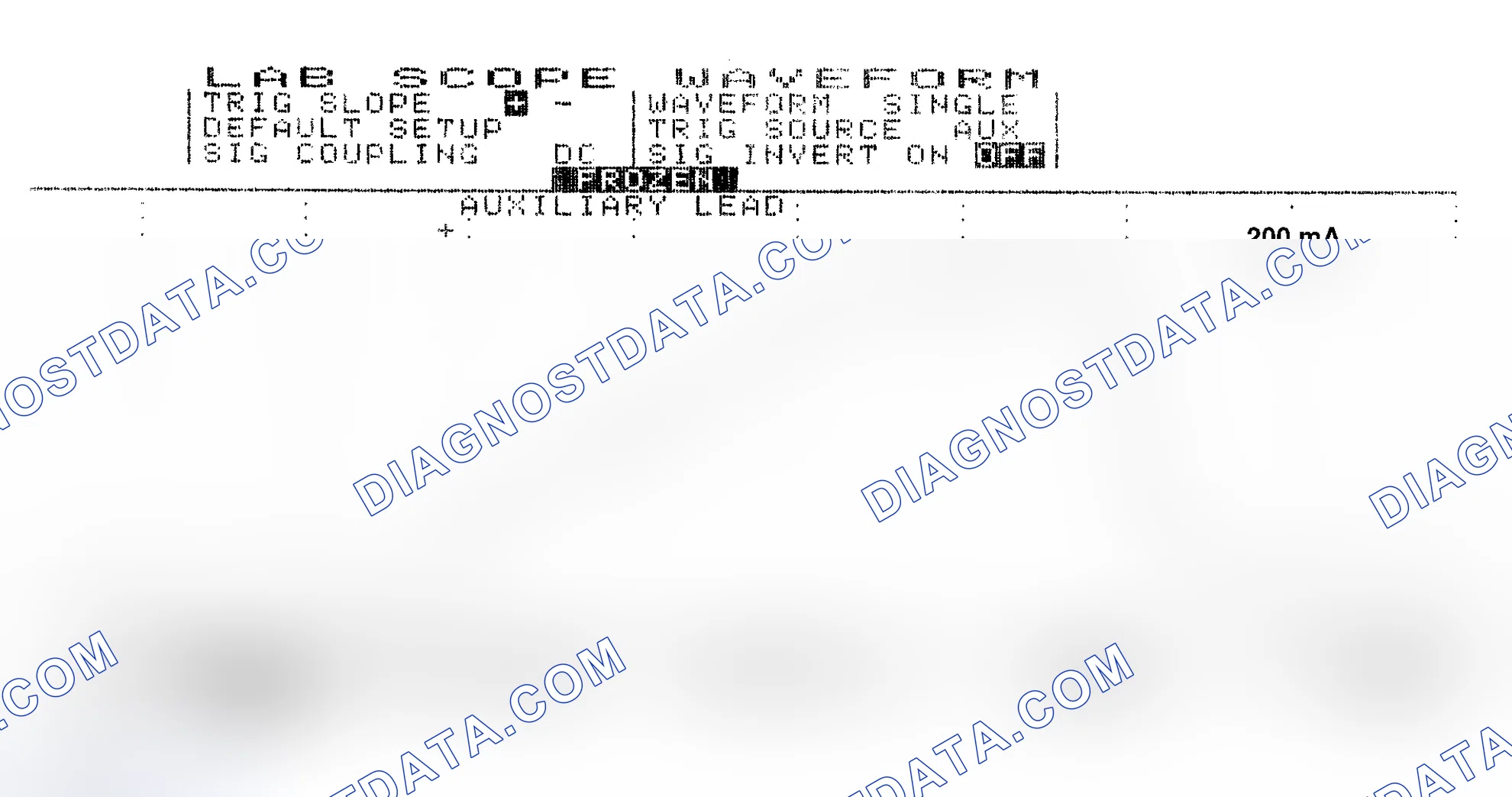 Scheme 13: Single Injector w/Normal Current Flow - Current Pattern