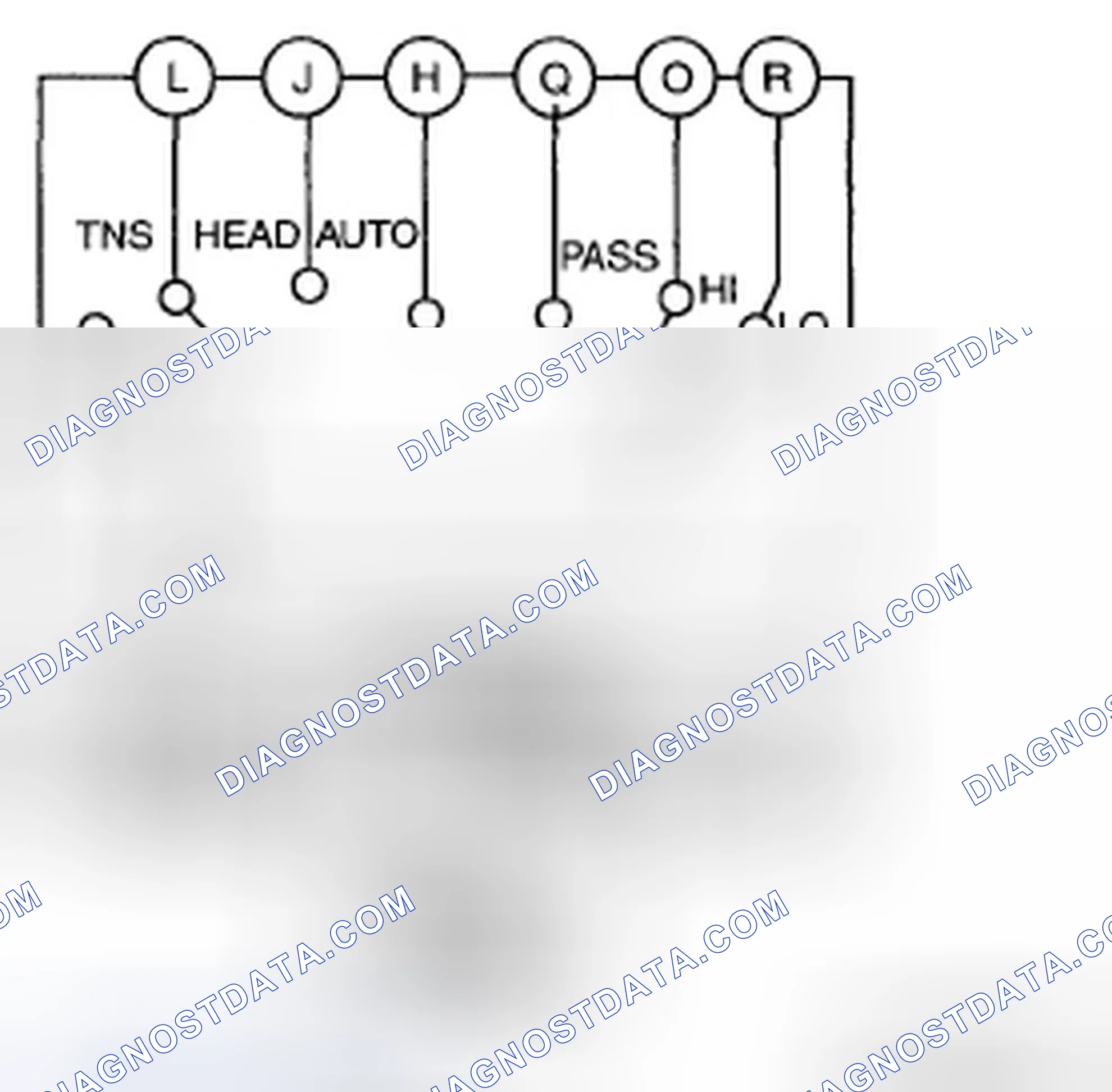 Scheme 6: Headlight Switch (Vehicle With Auto Light)