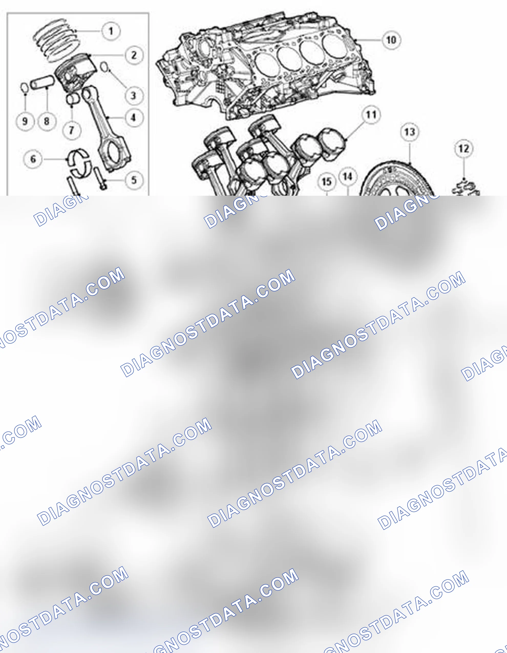Scheme 449: CYLINDER BLOCK COMPONENTS