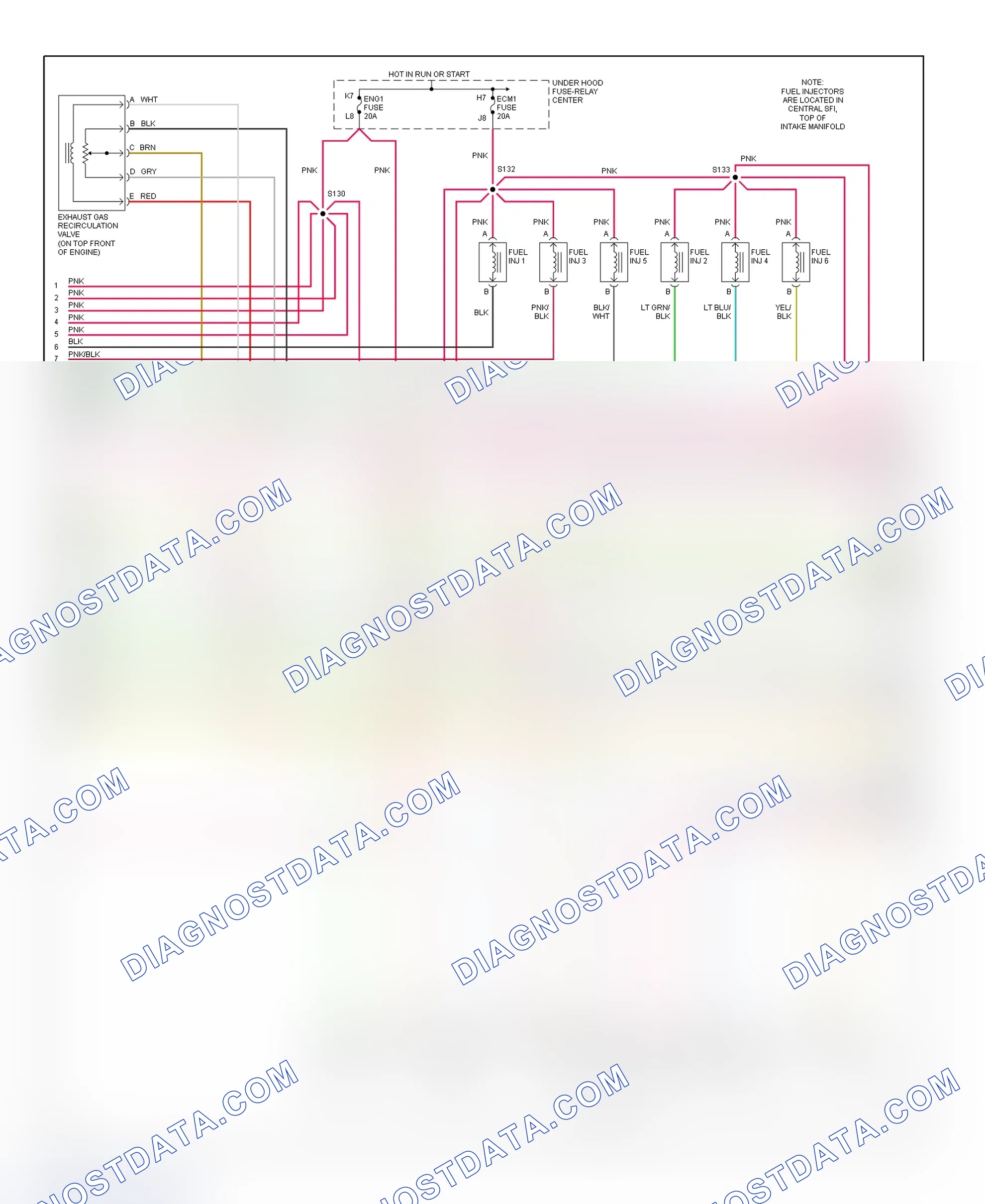 Scheme 49: PCM Wiring Diagram (Express & Savana - 4.3L - 2 Of 4)