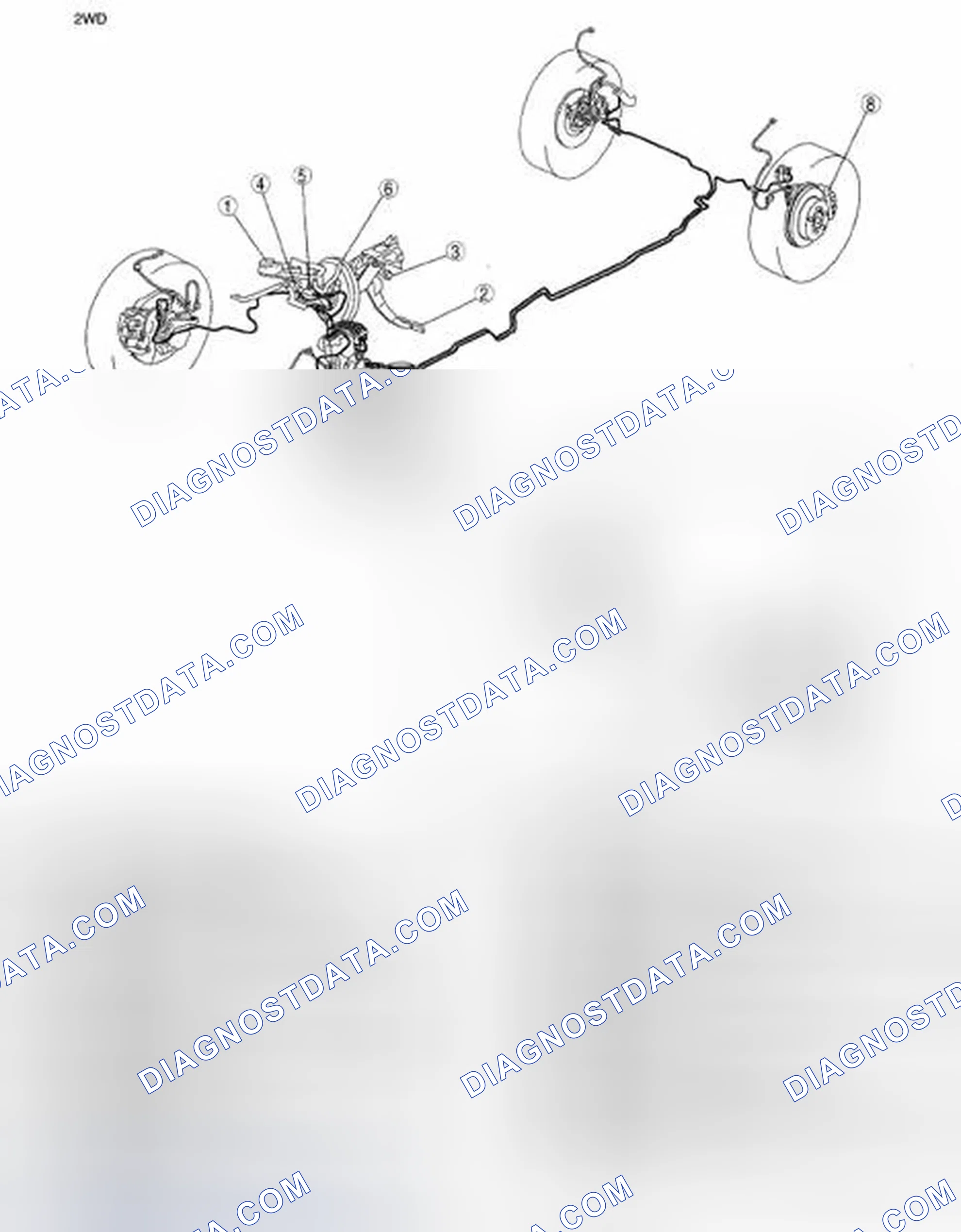 Scheme 1: CONVENTIONAL BRAKE SYSTEM LOCATION INDEX