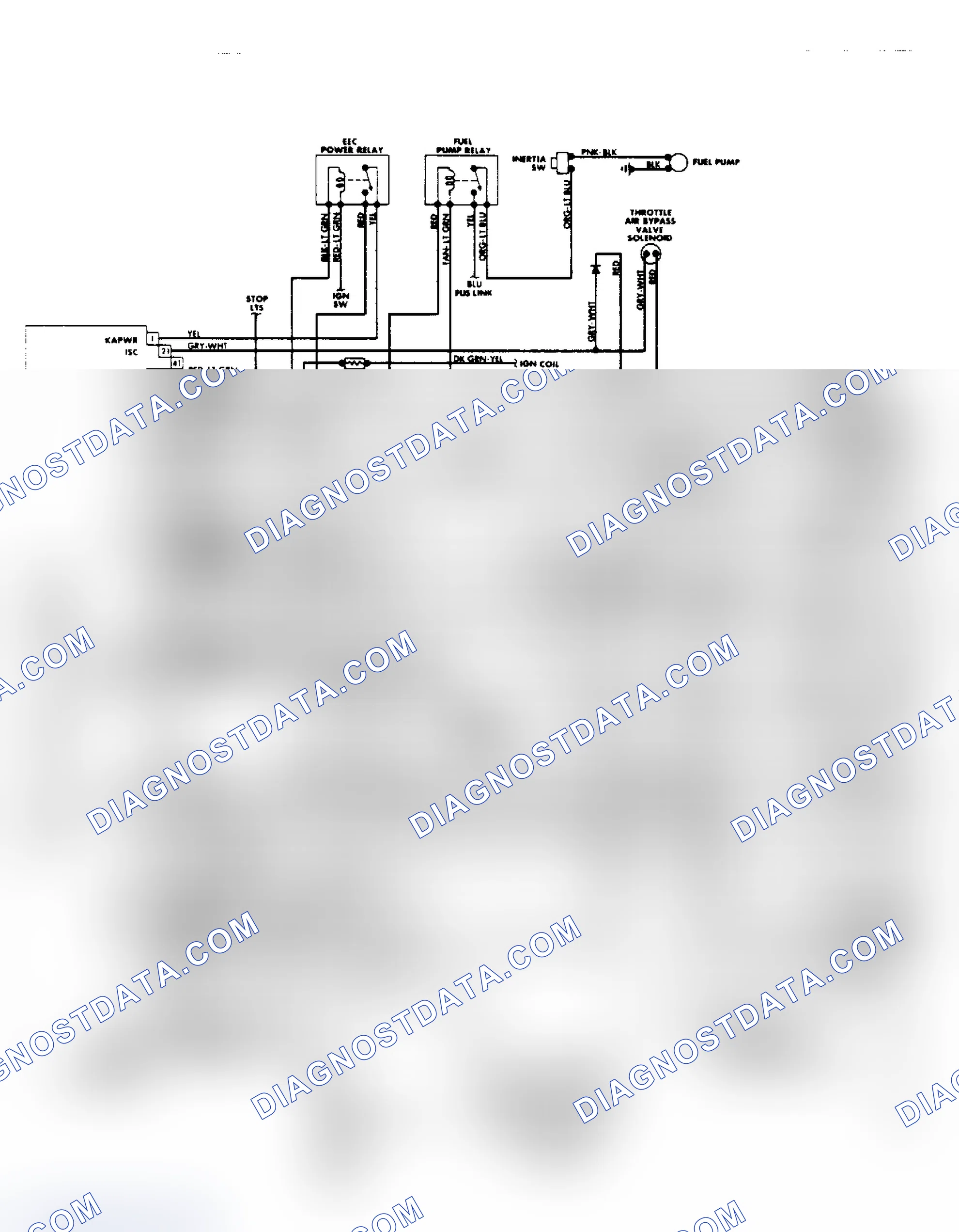 Scheme 92: Aerostar 2.3L EFI EEC-IV Wiring Diagram