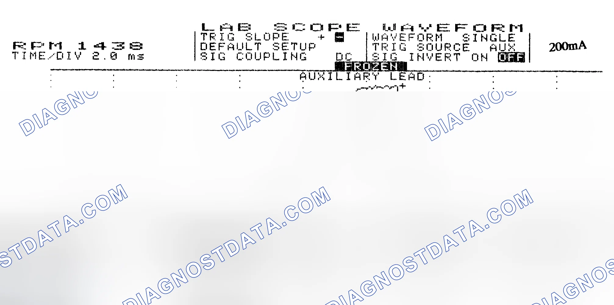 Scheme 15: Single Injector w/Normal Current Flow - Current Pattern