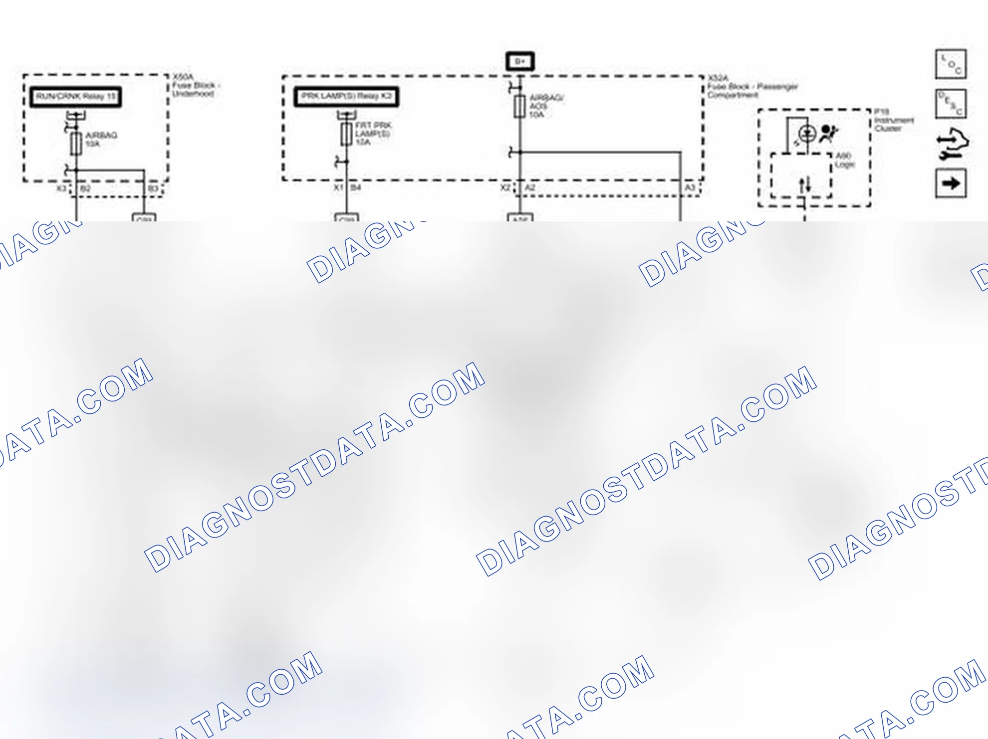 Scheme 1: Module Power, Ground, Serial Data, Vehicle Rollover Sensor (ASF) and Disable Switch Wiring Schematic