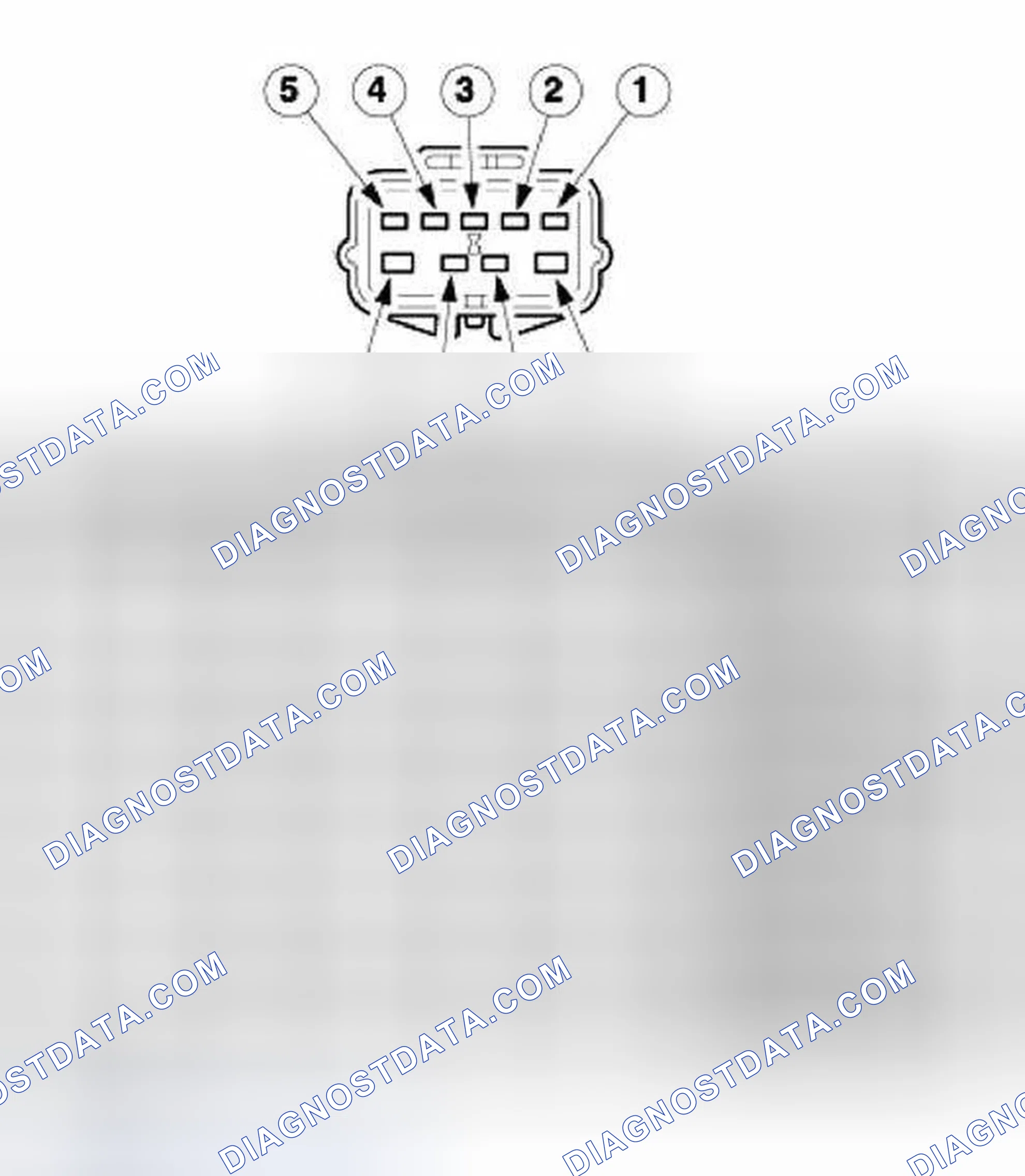 Scheme 18: Transmission Range (TR) Sensor Vehicle Harness Connector