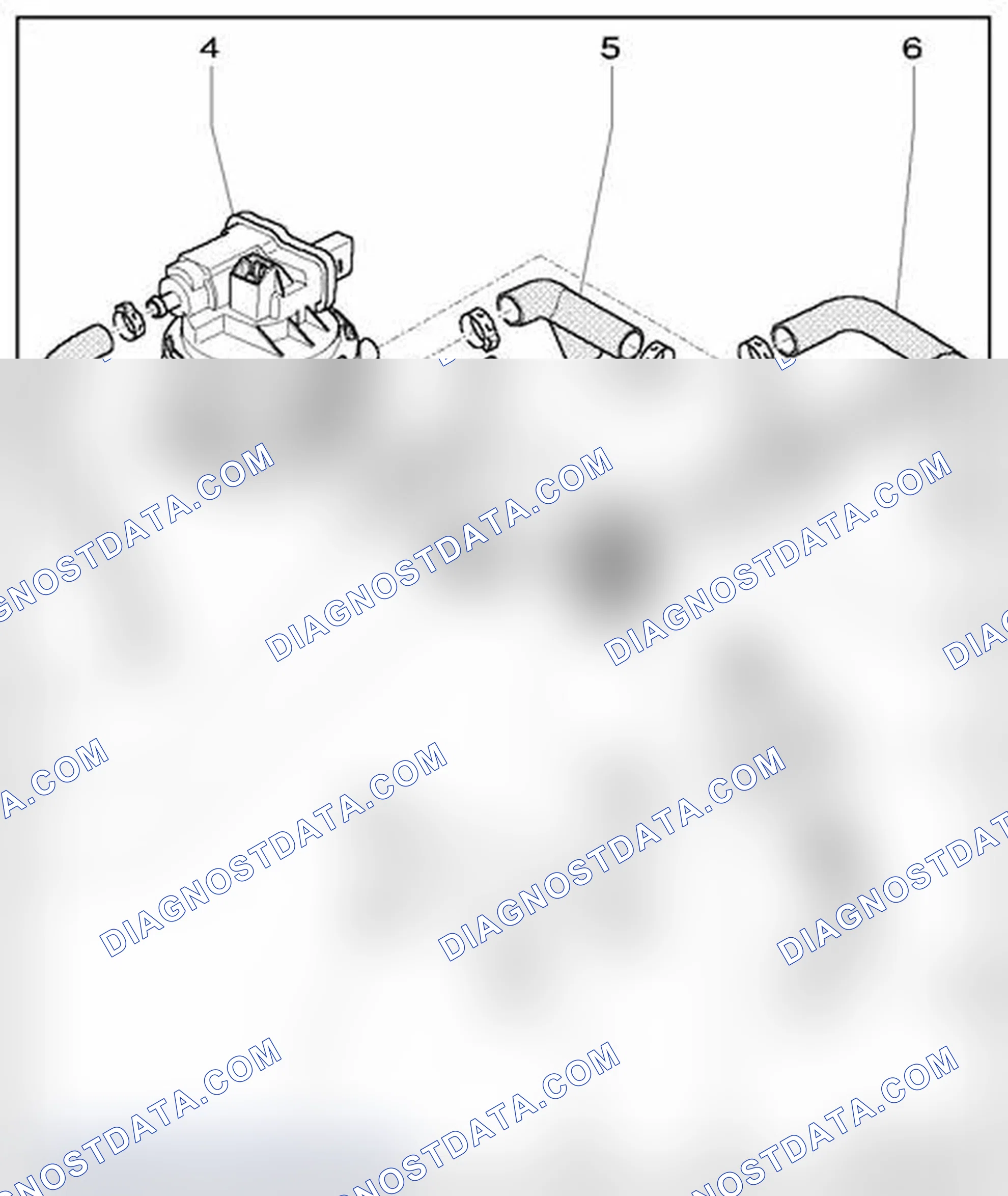 Scheme 101: Leak Detection Pump (LDP) V144 , assembly overview