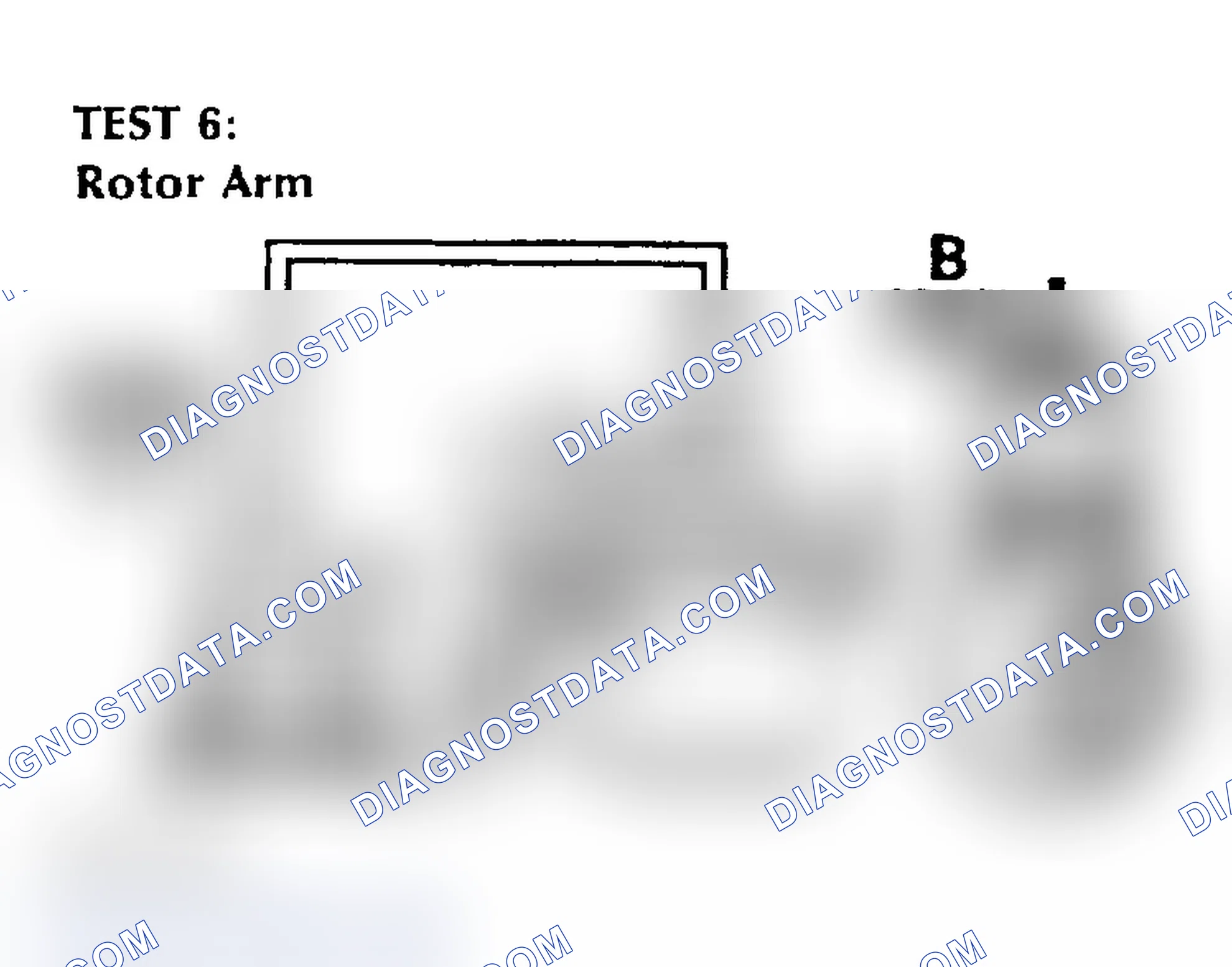 Scheme 56: ROTOR ARM TEST