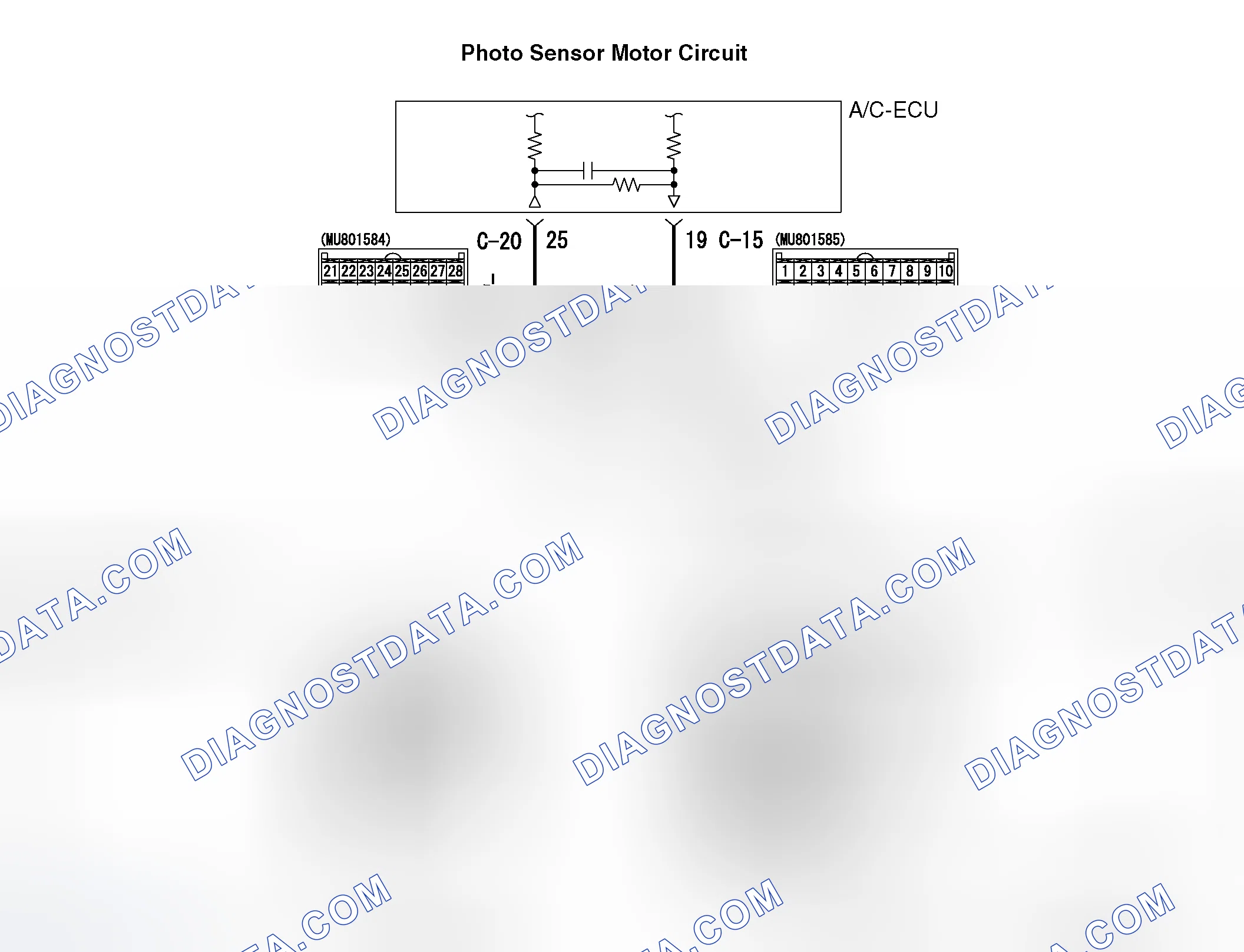 Scheme 322: INSPECTION PROCEDURE 7: WHEN SUNLIGHT INTENSITY CHANGES, AIR OUTLET TEMPERATURE DOES NOT CHANGE