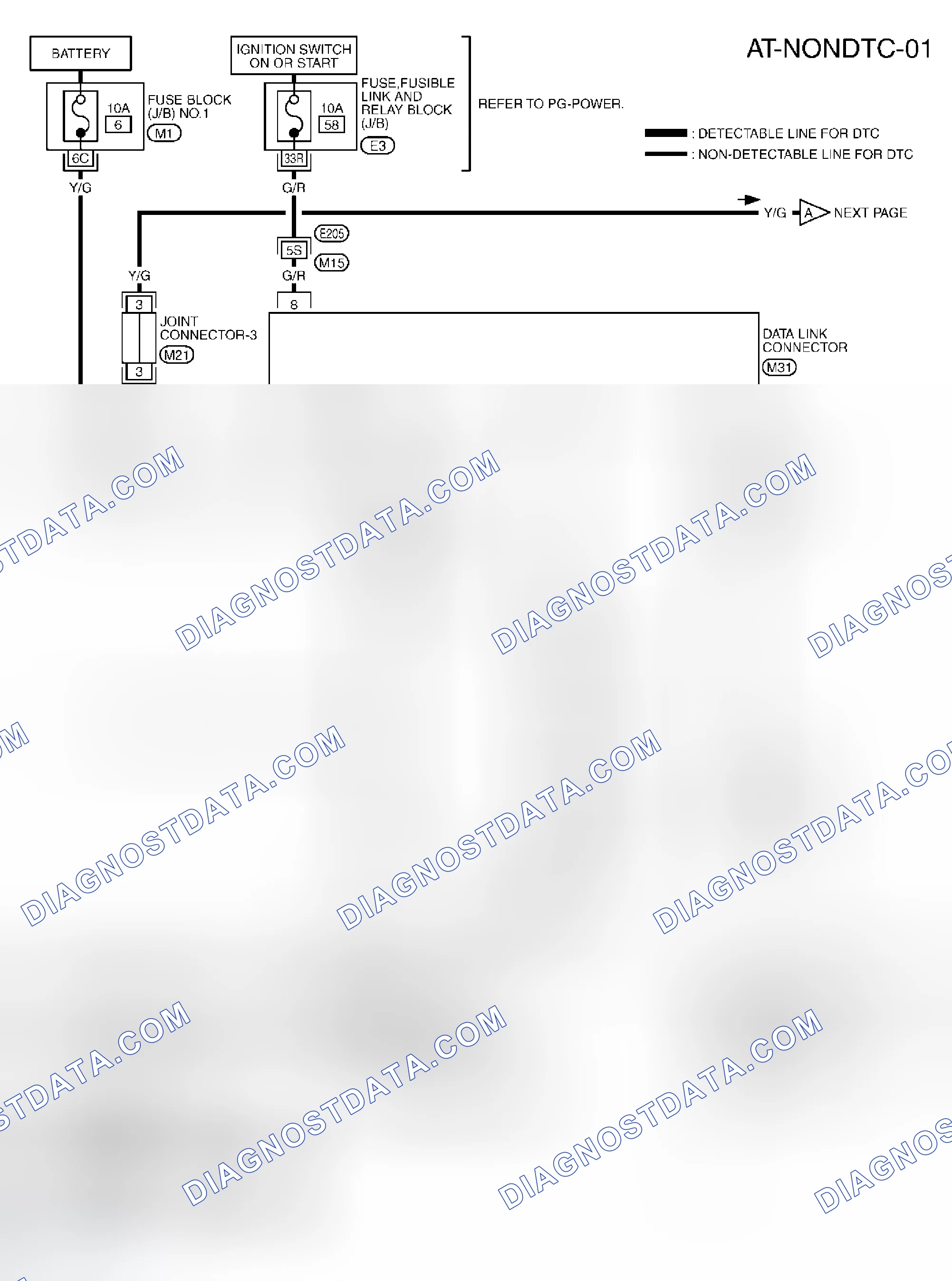 Scheme 304: Wiring Diagram - AT - NONDTC