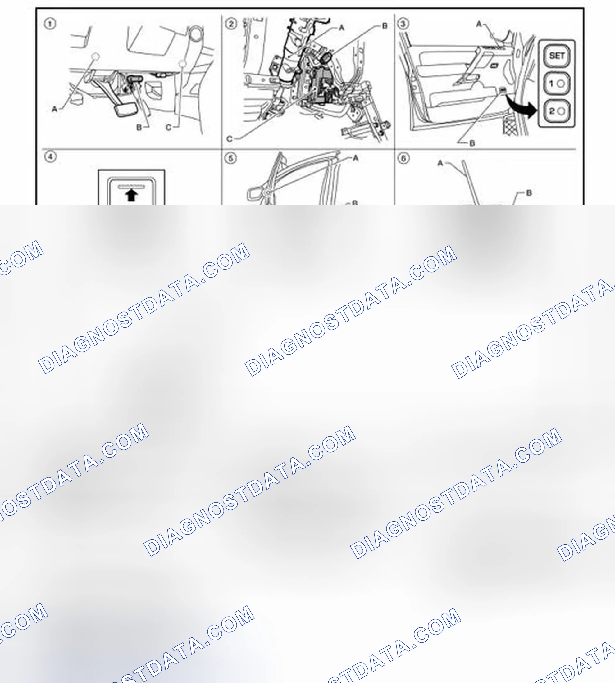 Scheme 119: EXIT ASSIST FUNCTION : Component Parts Location