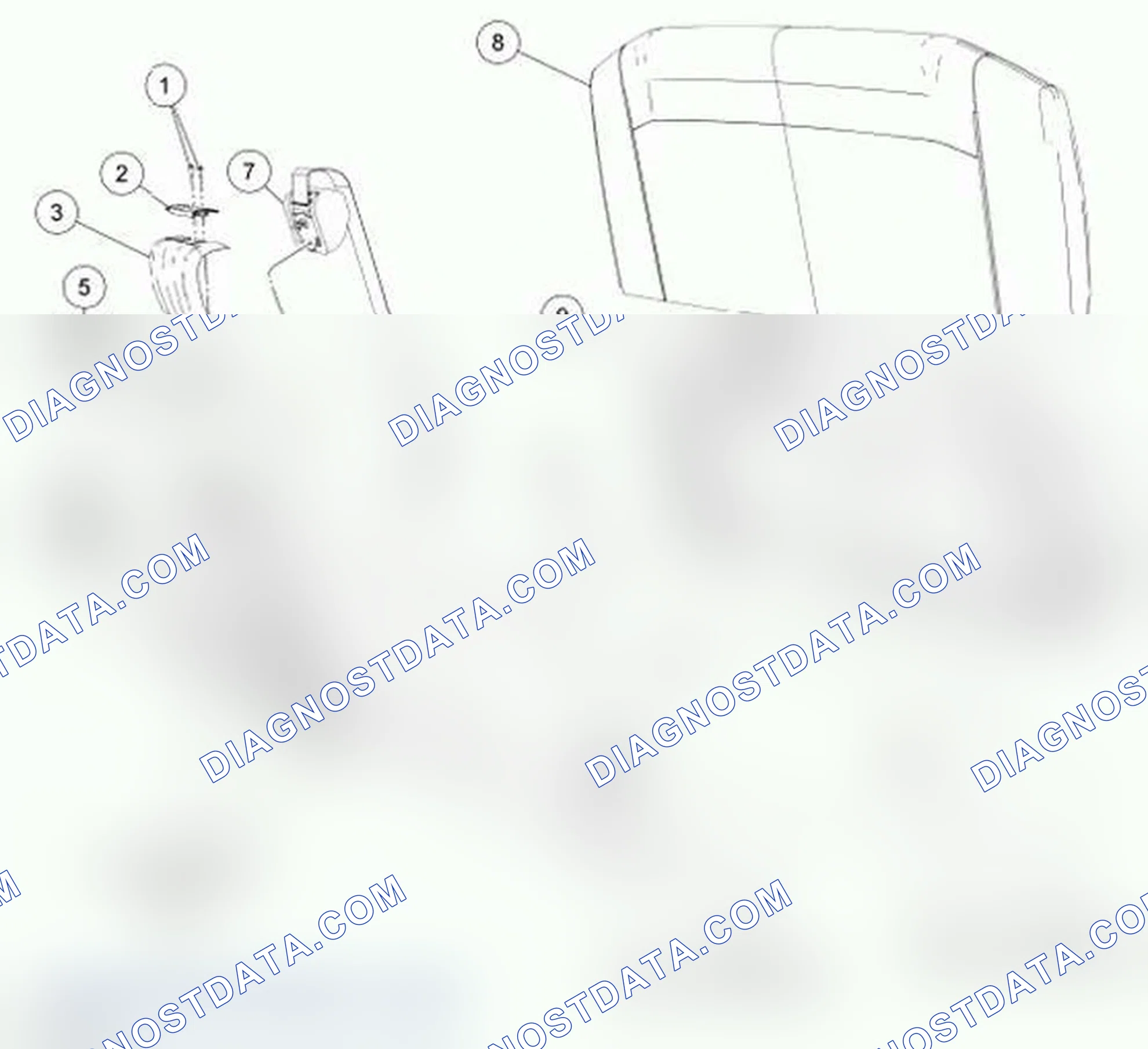 Scheme 6: Seat Mounted Safety Restraints - Backrest, 3-Passenger Bench