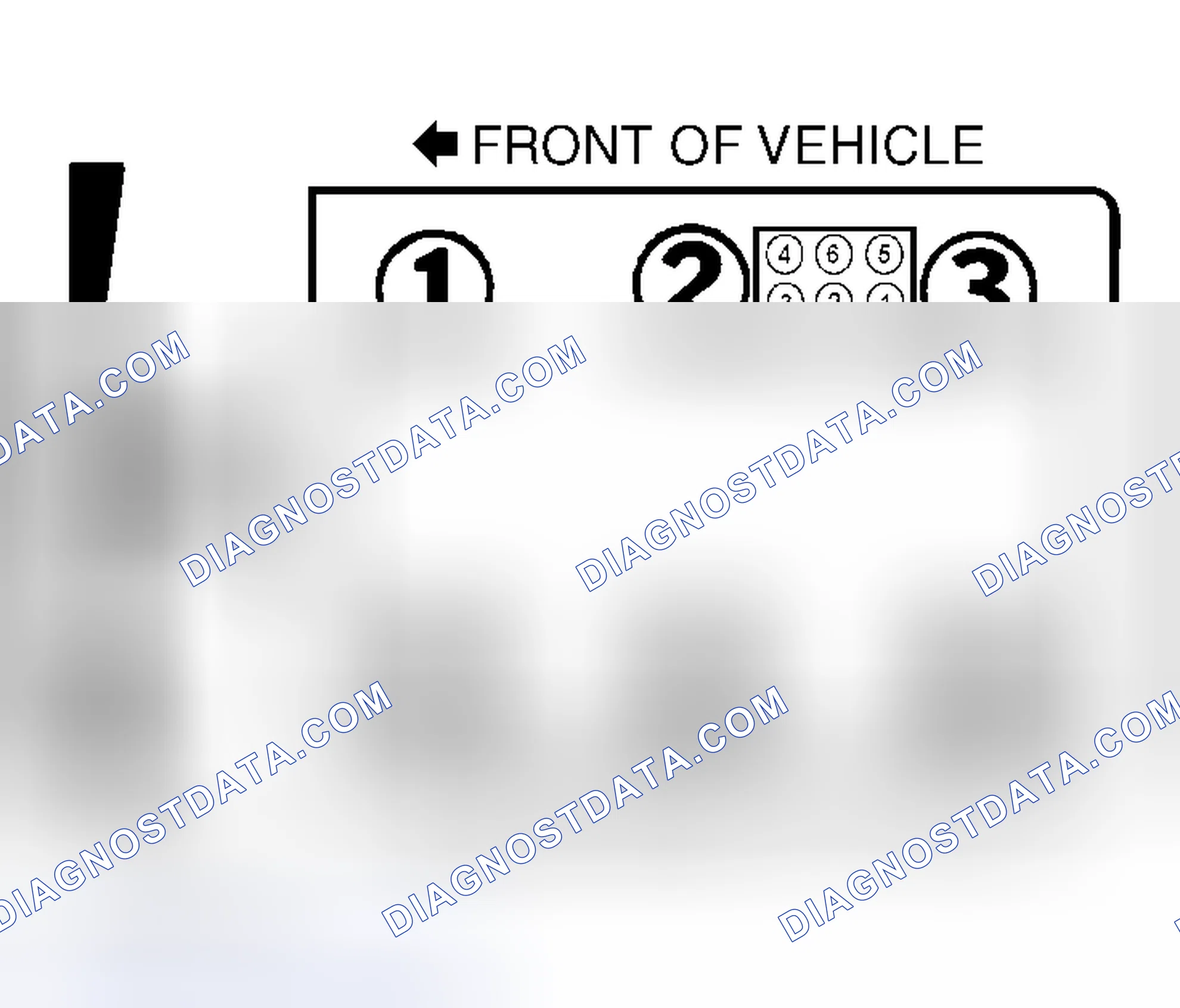 Scheme 5: Identifying Firing Order & Timing Marks (3.0L - VIN "U &V" & 4.0L - VIN "X")