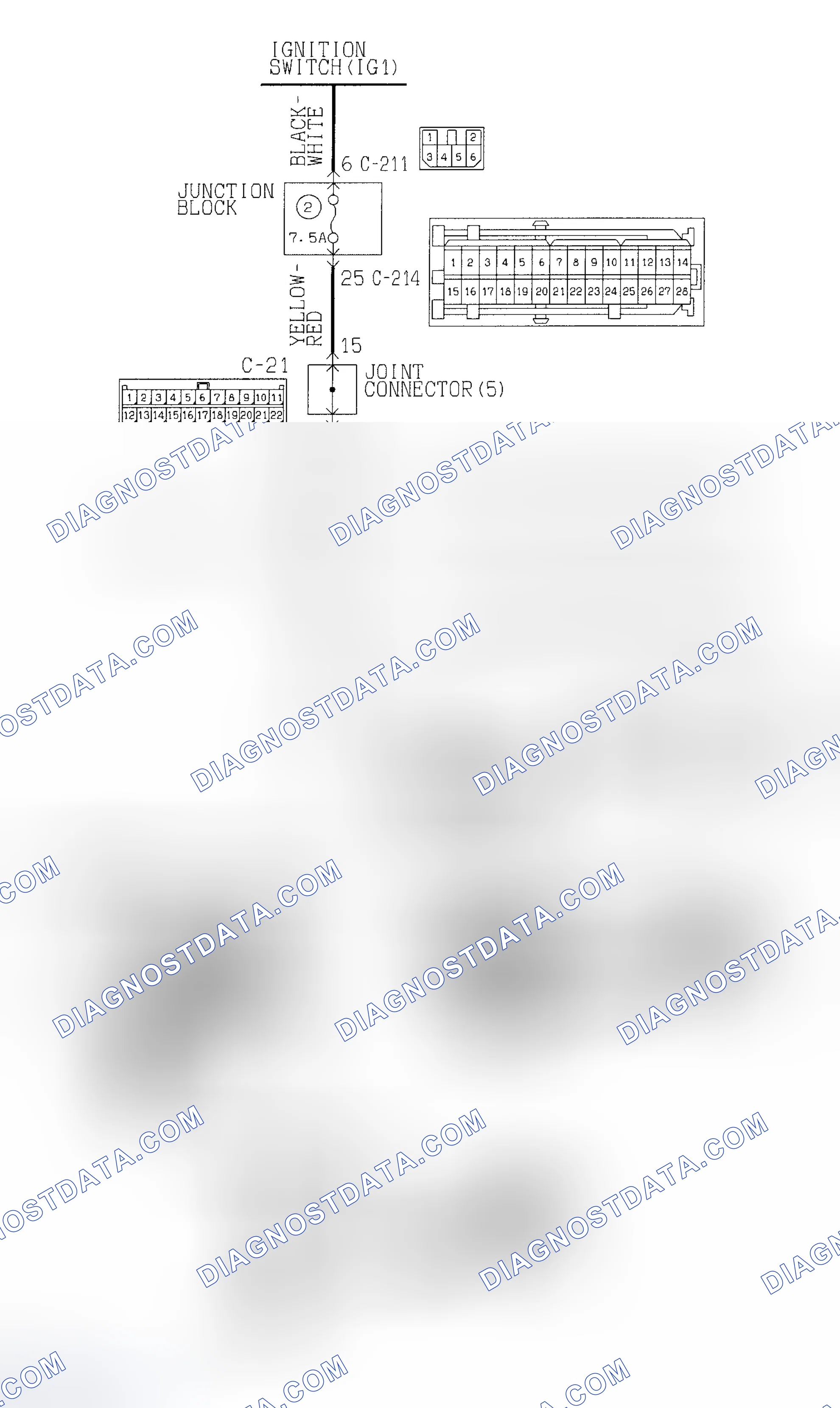 Scheme 62: Circuit Diagram & Connector Identification