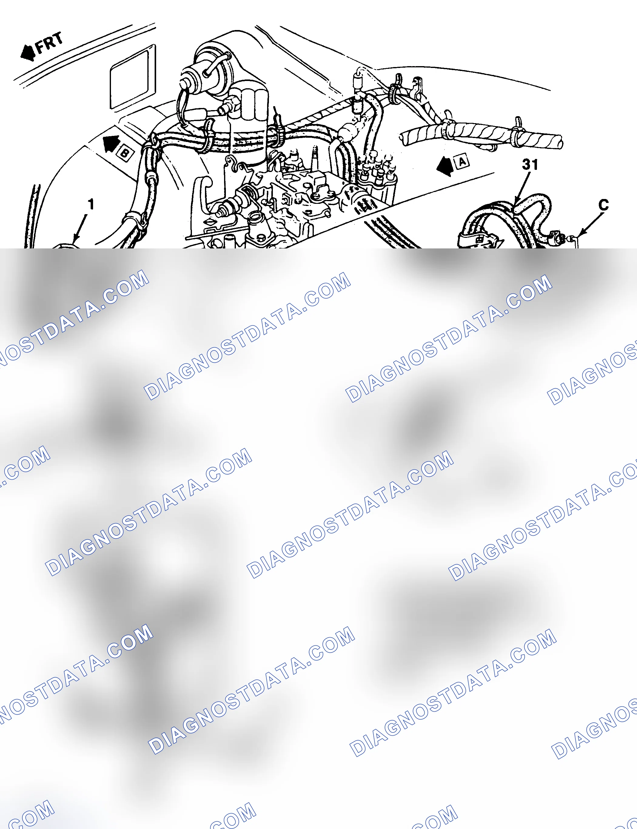 Scheme 34: S10, S15, S/T Blazer & S/T Jimmy 4WD Transfer Case Vacuum Diagram