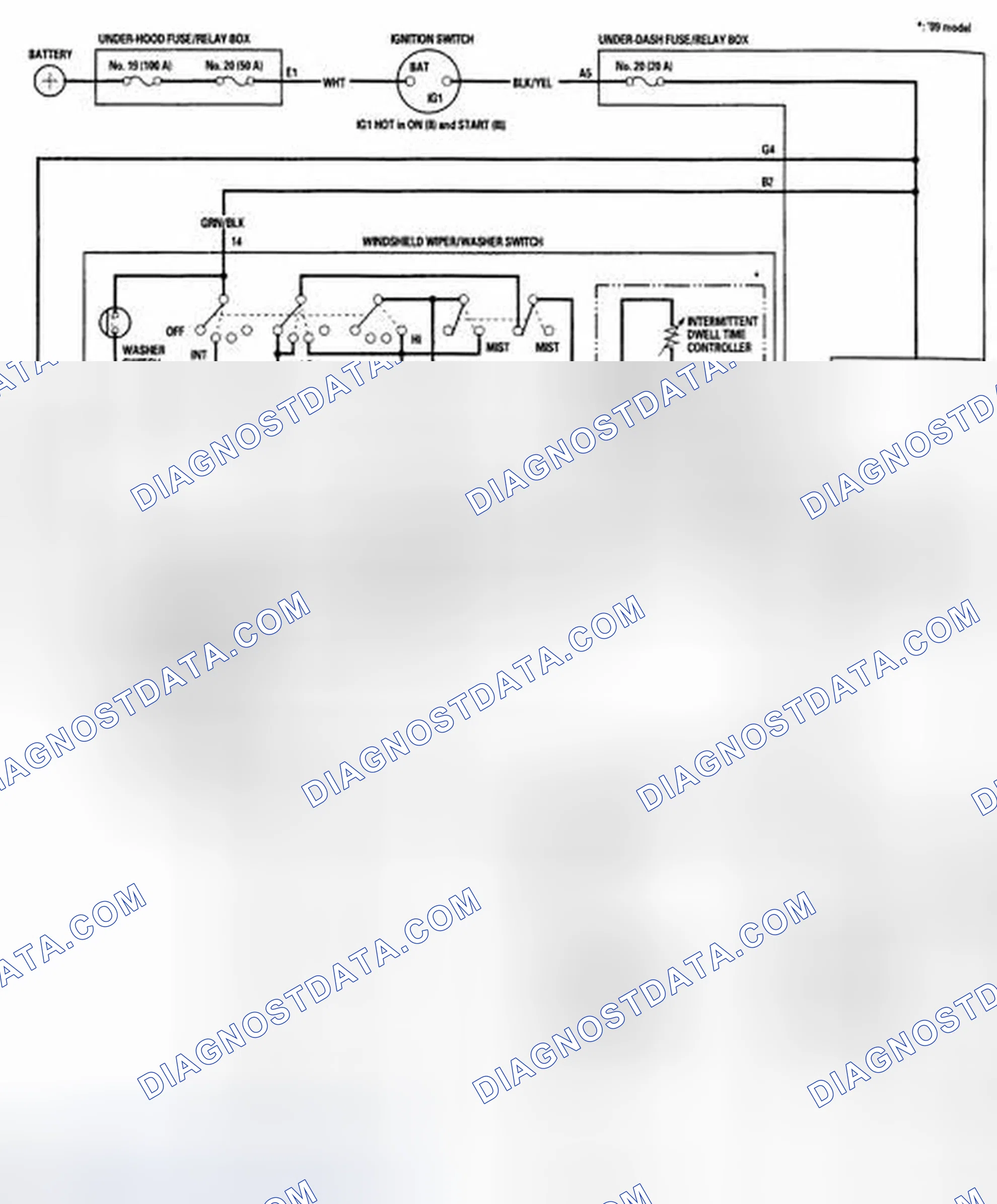 Scheme 3: Circuit Diagram - Windshield