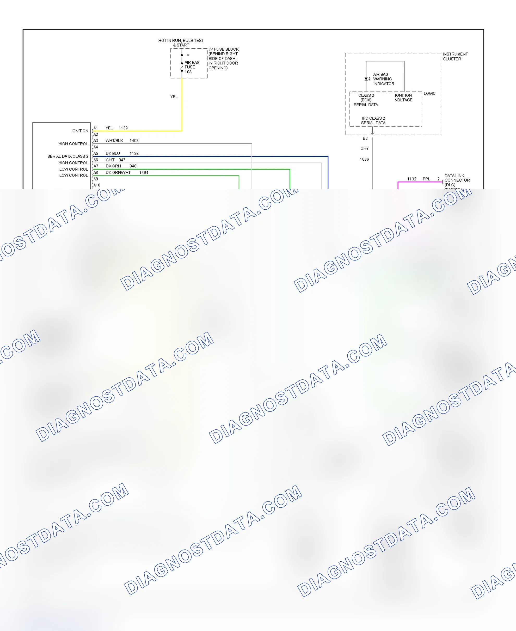 Scheme 95: Air Bag System Wiring Diagram (Century, Regal)