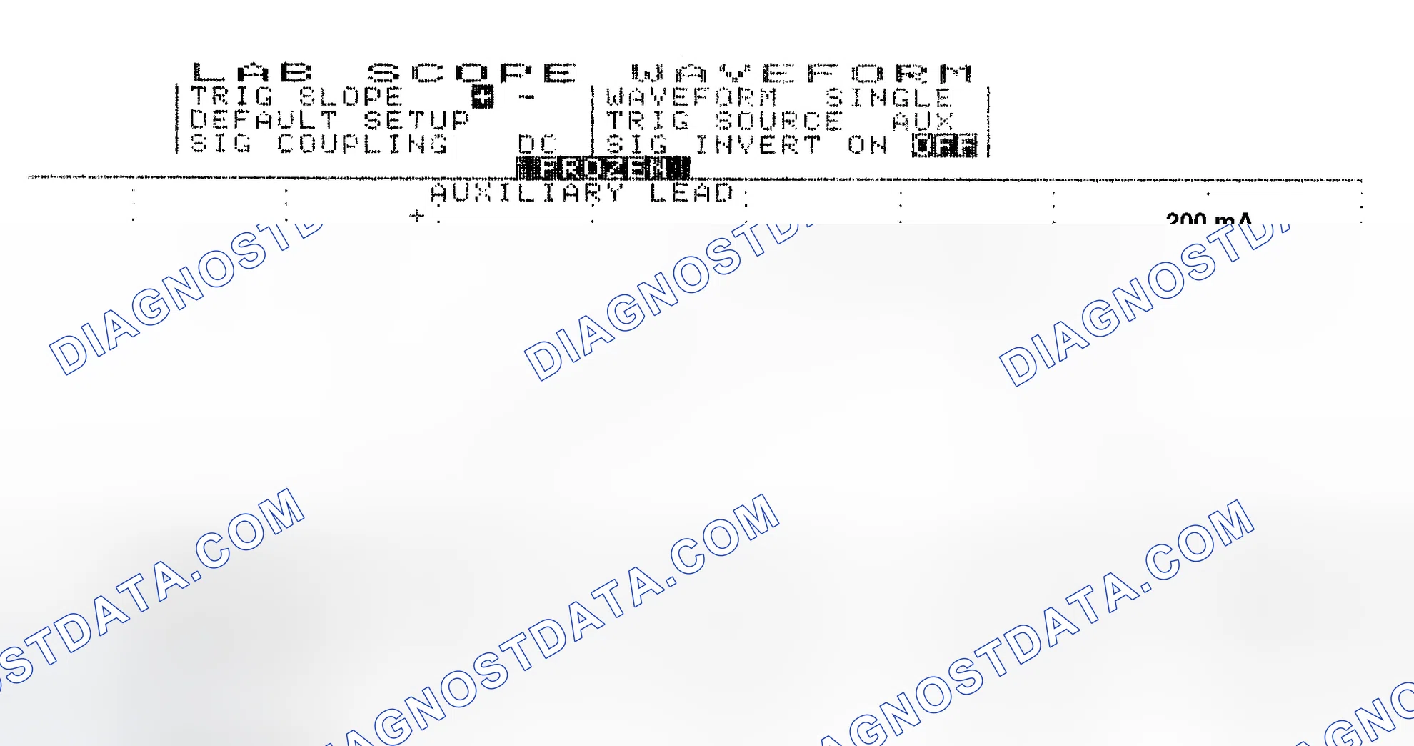 Scheme 13: Single Injector w/Normal Current Flow - Current Pattern