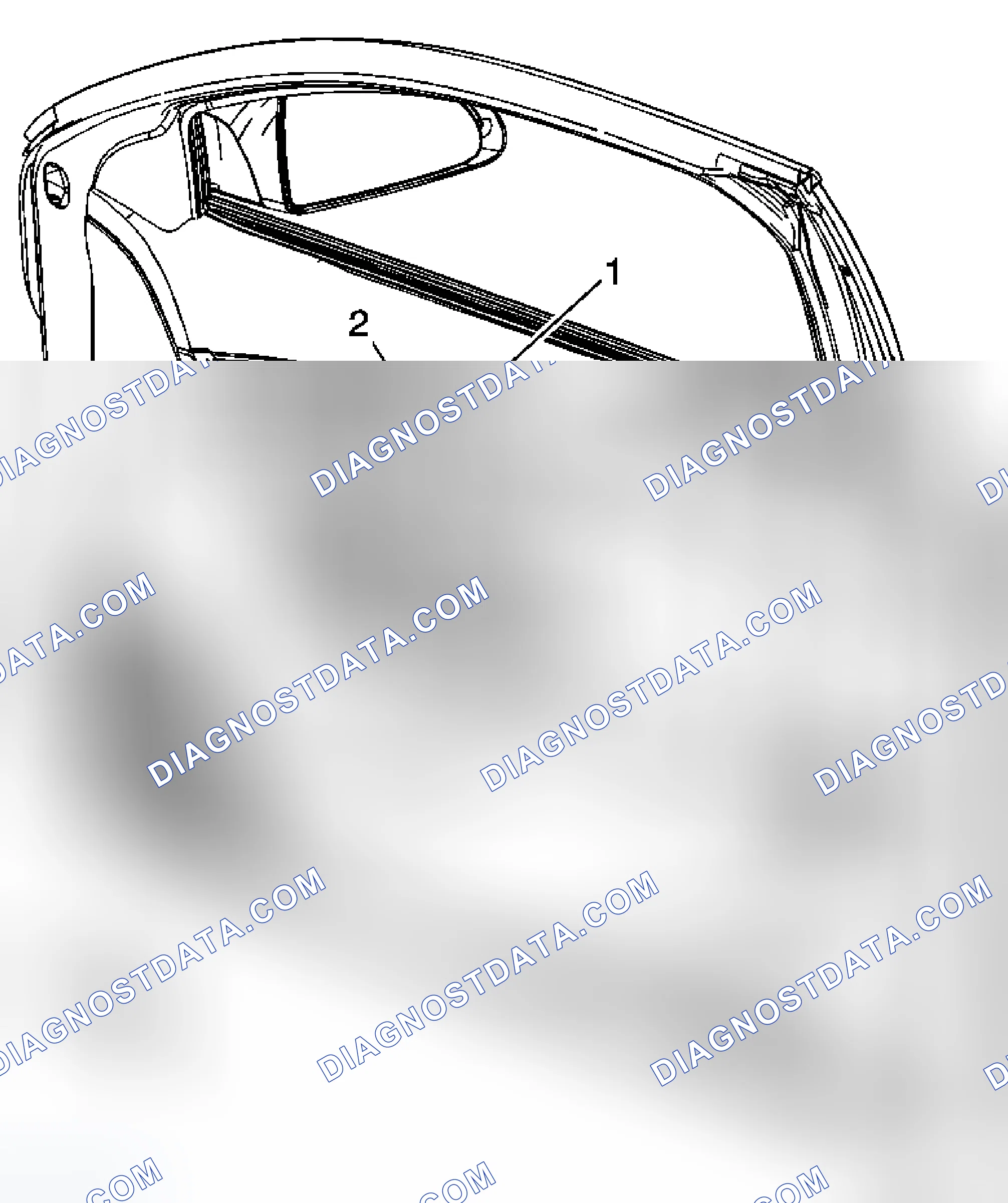 Scheme 43: Front Door Switch Bezel Replacement (Passenger Side)