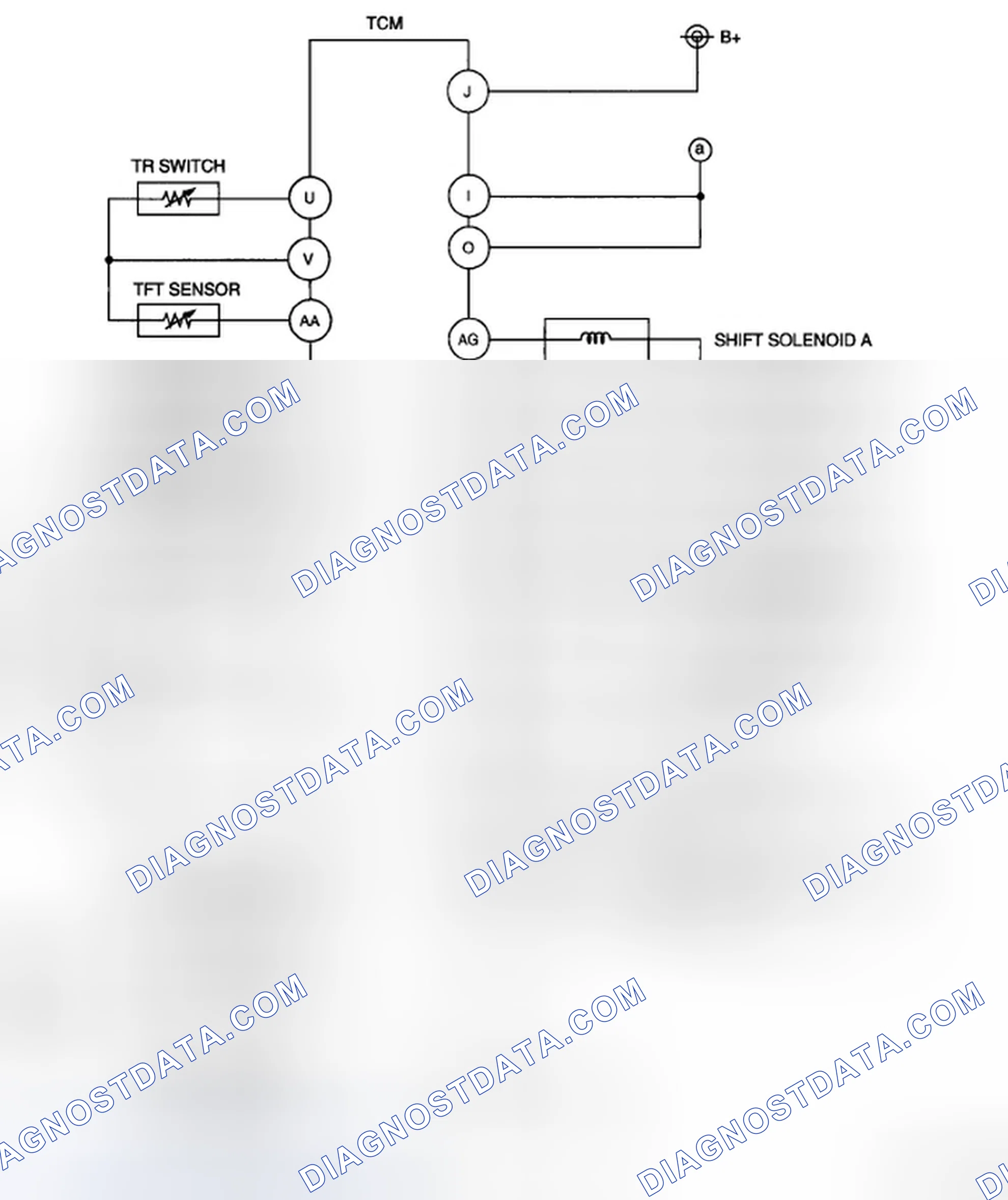 Scheme 464: AUTOMATIC TRANSAXLE CONTROL SYSTEM WIRING DIAGRAM [FS5A-EL]