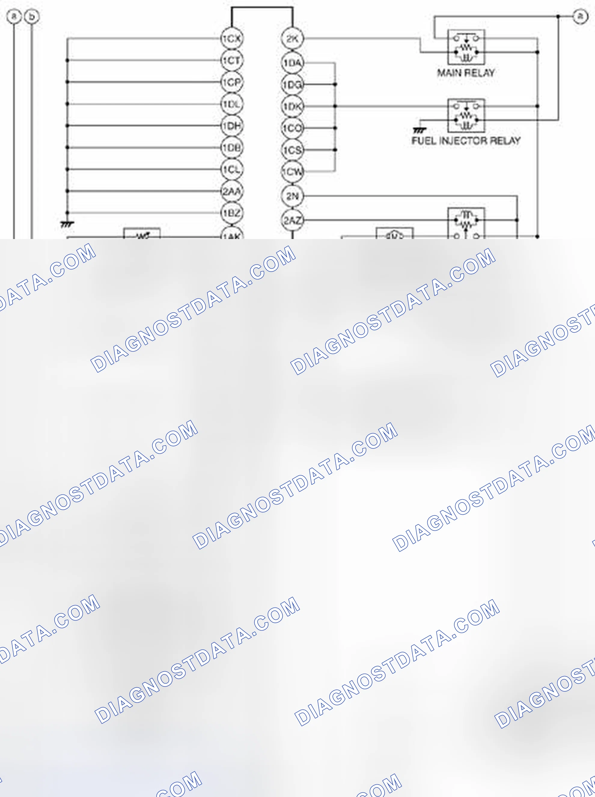 Scheme 261: Symptom Troubleshooting Wiring Diagram (SKYACTIV-G 2.0) (1 Of 3)