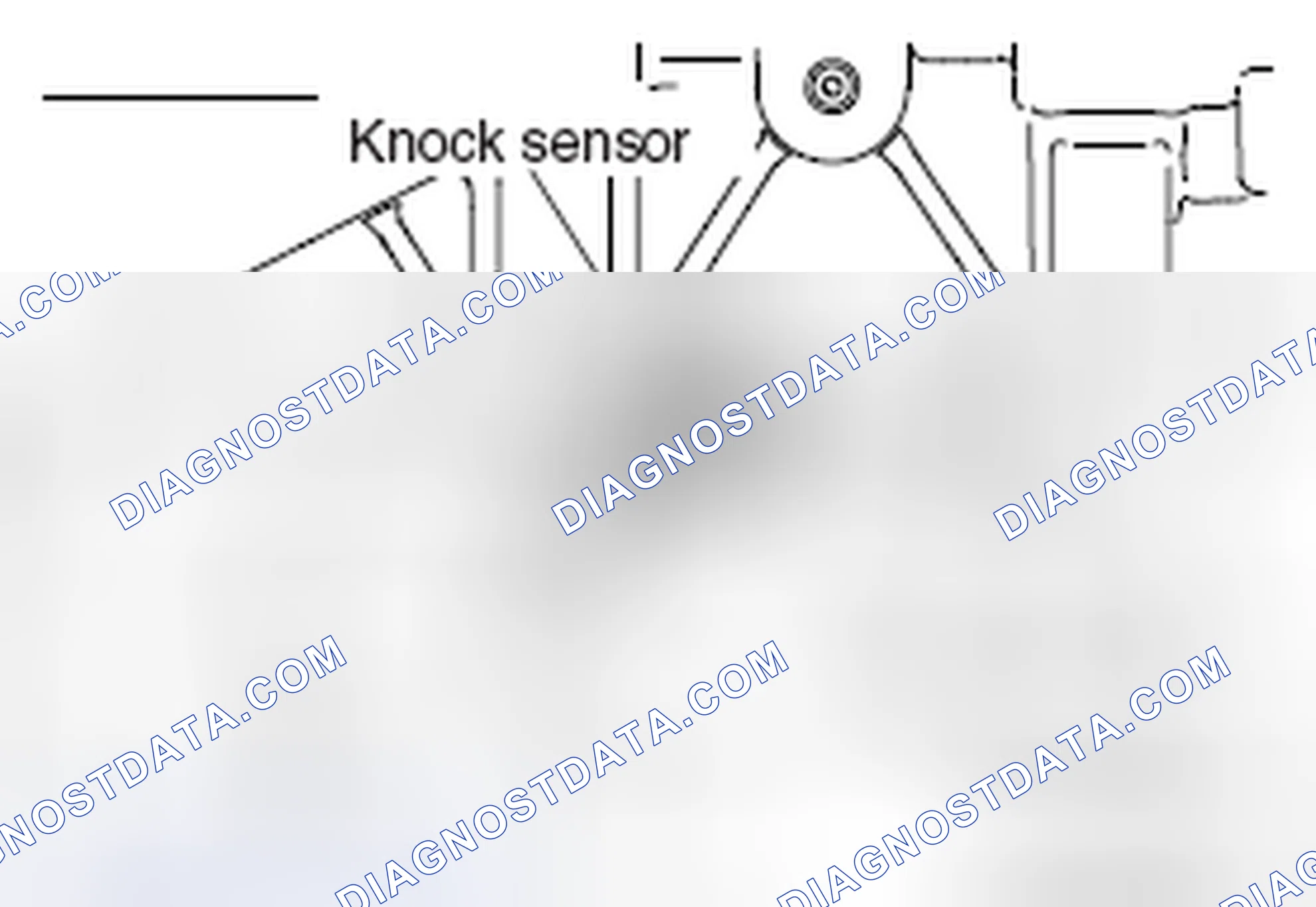 Scheme 21: >>A<< KNOCK SENSOR INSTALLATION
