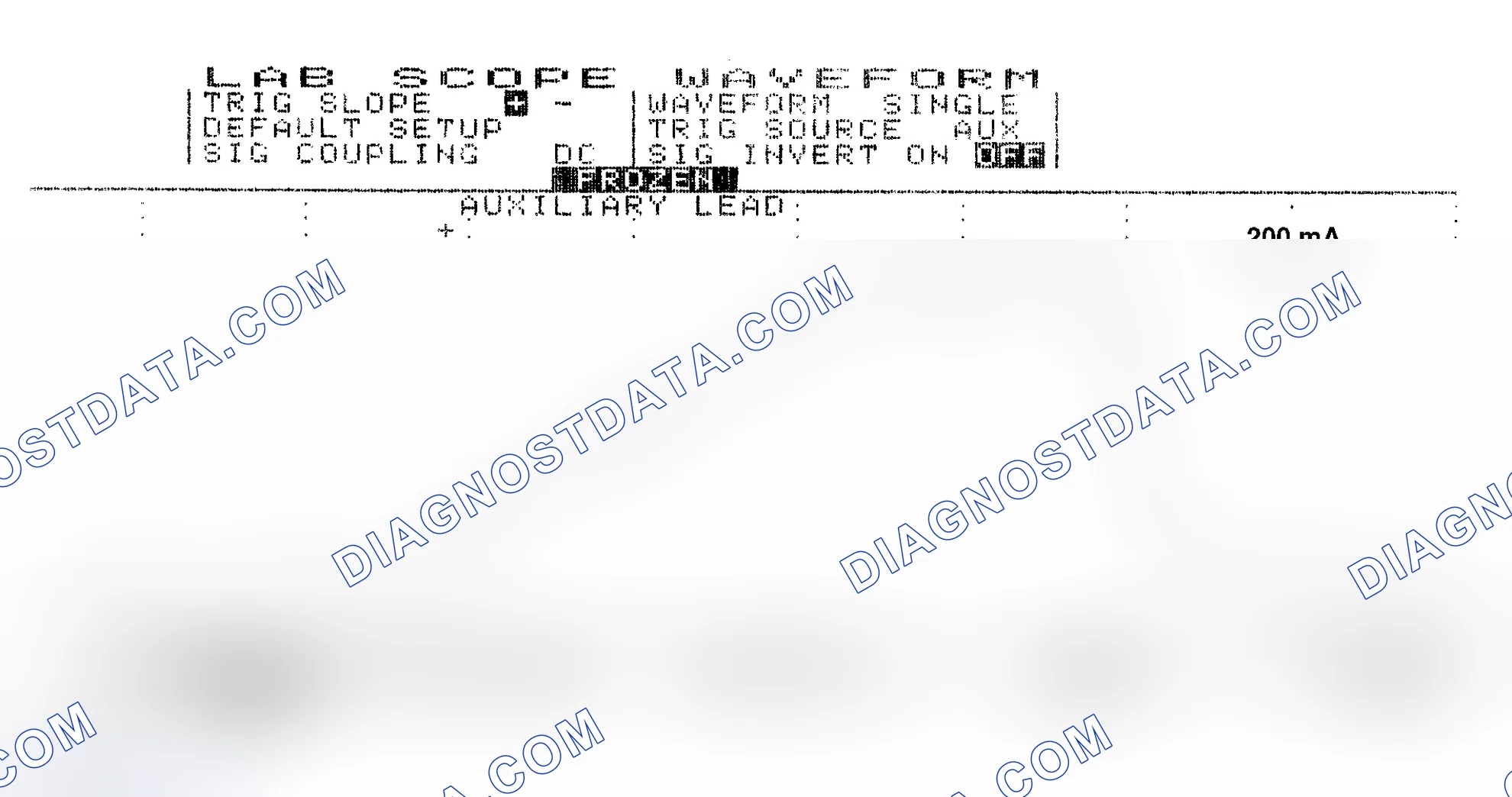 Scheme 13: Single Injector w/Normal Current Flow - Current Pattern