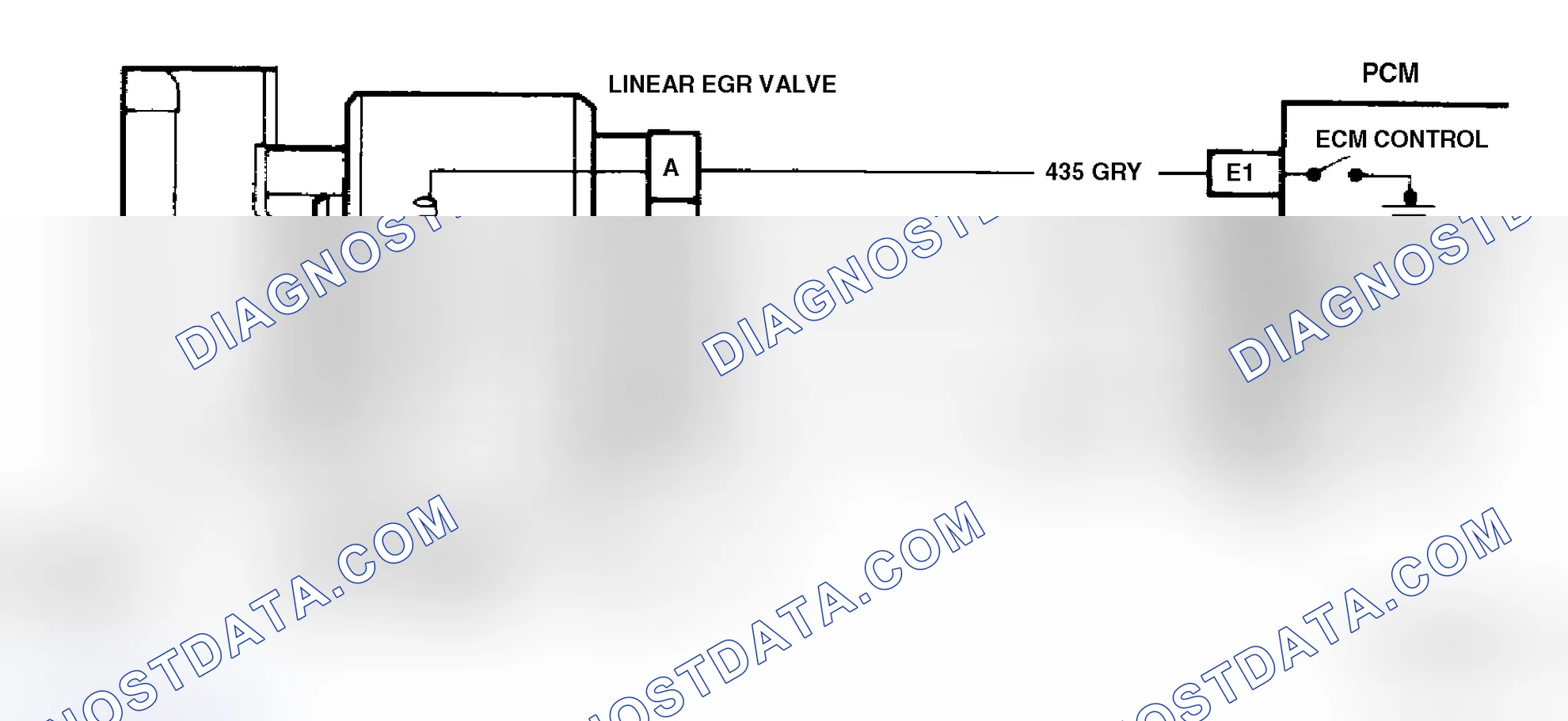 Scheme 56: Code 32 Schematic ("P" Series 5.7L) EGR Ckt. Error Using Manifold Vac., 2-Terminal Sol. & Back Press. EGR