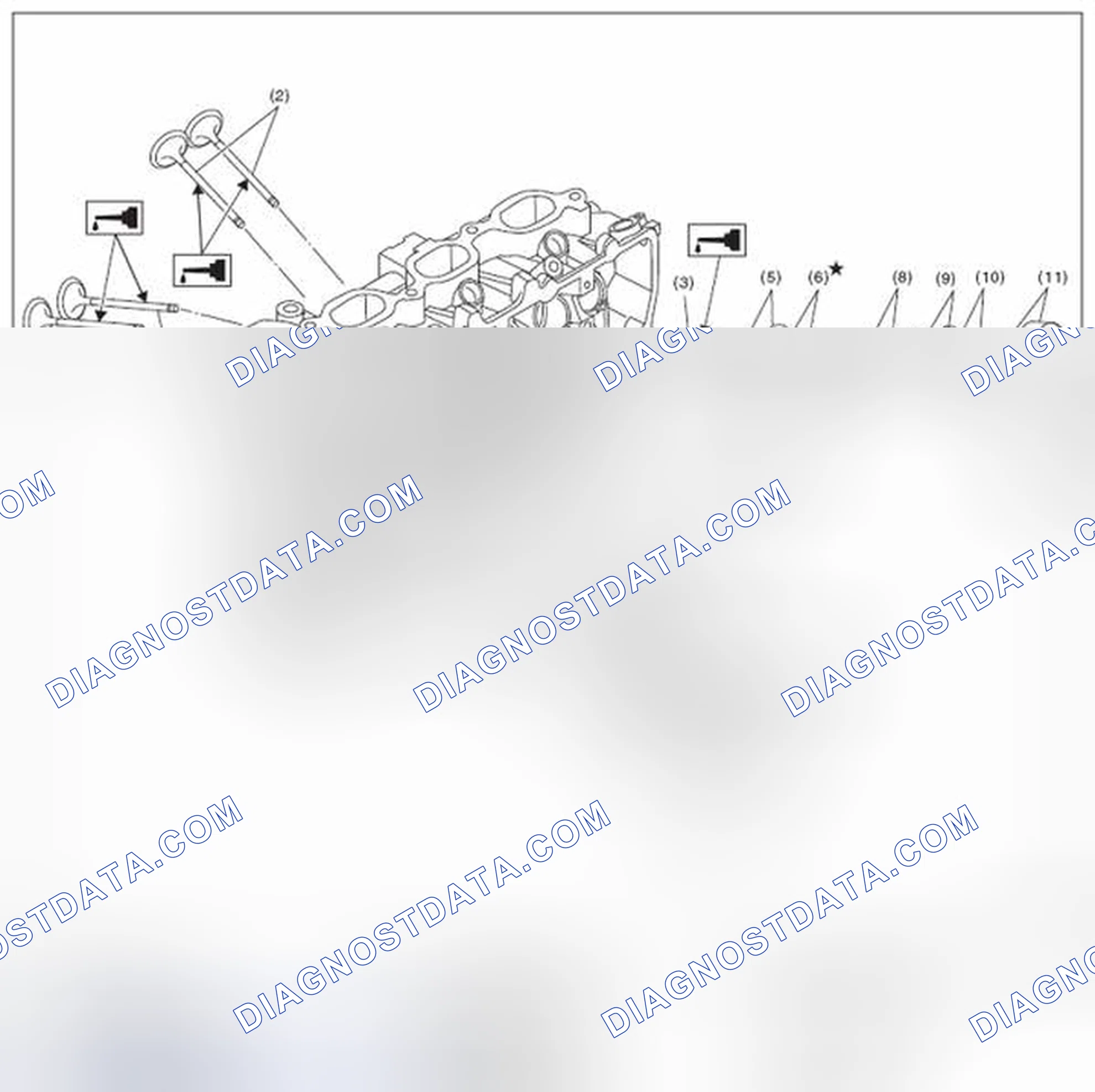 Scheme 473: CYLINDER HEAD AND VALVE ASSEMBLY