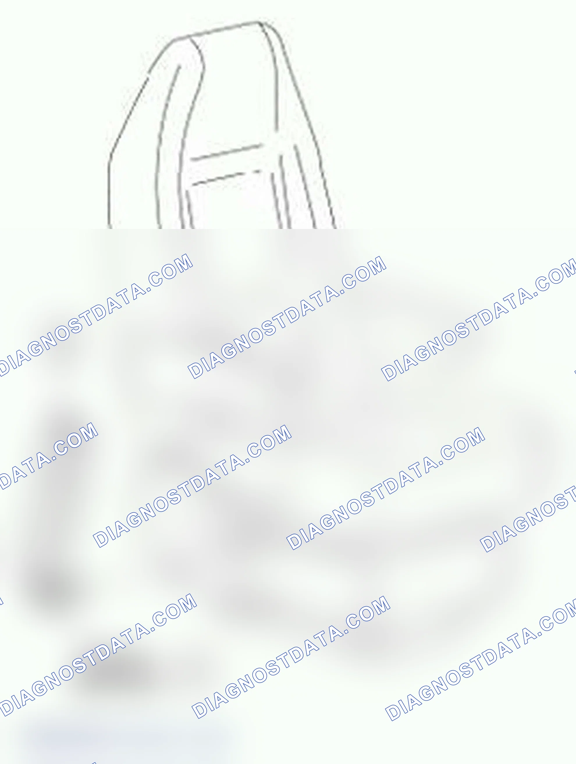 Scheme 37: Safety Belt Buckle - Rear, Bucket Seat
