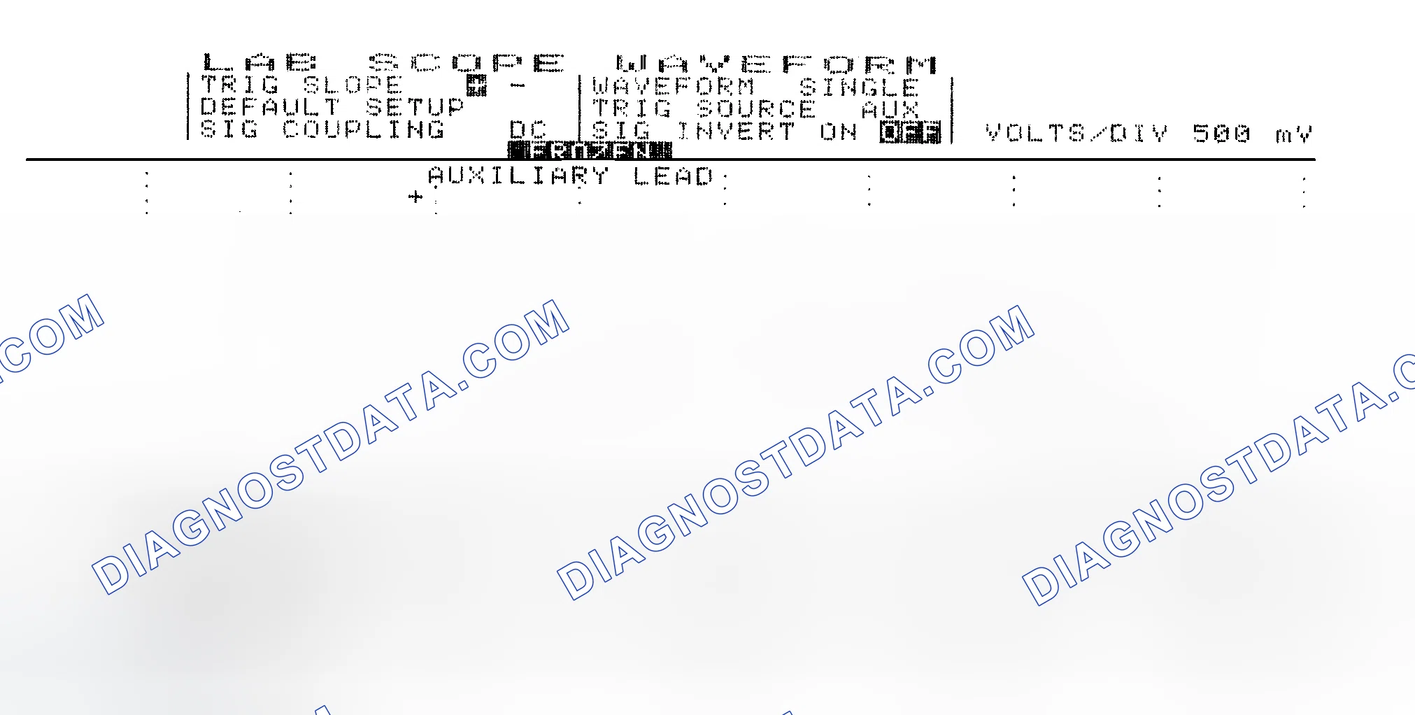 Scheme 14: Single Injector w/Excessive Current Flow - Current Pattern