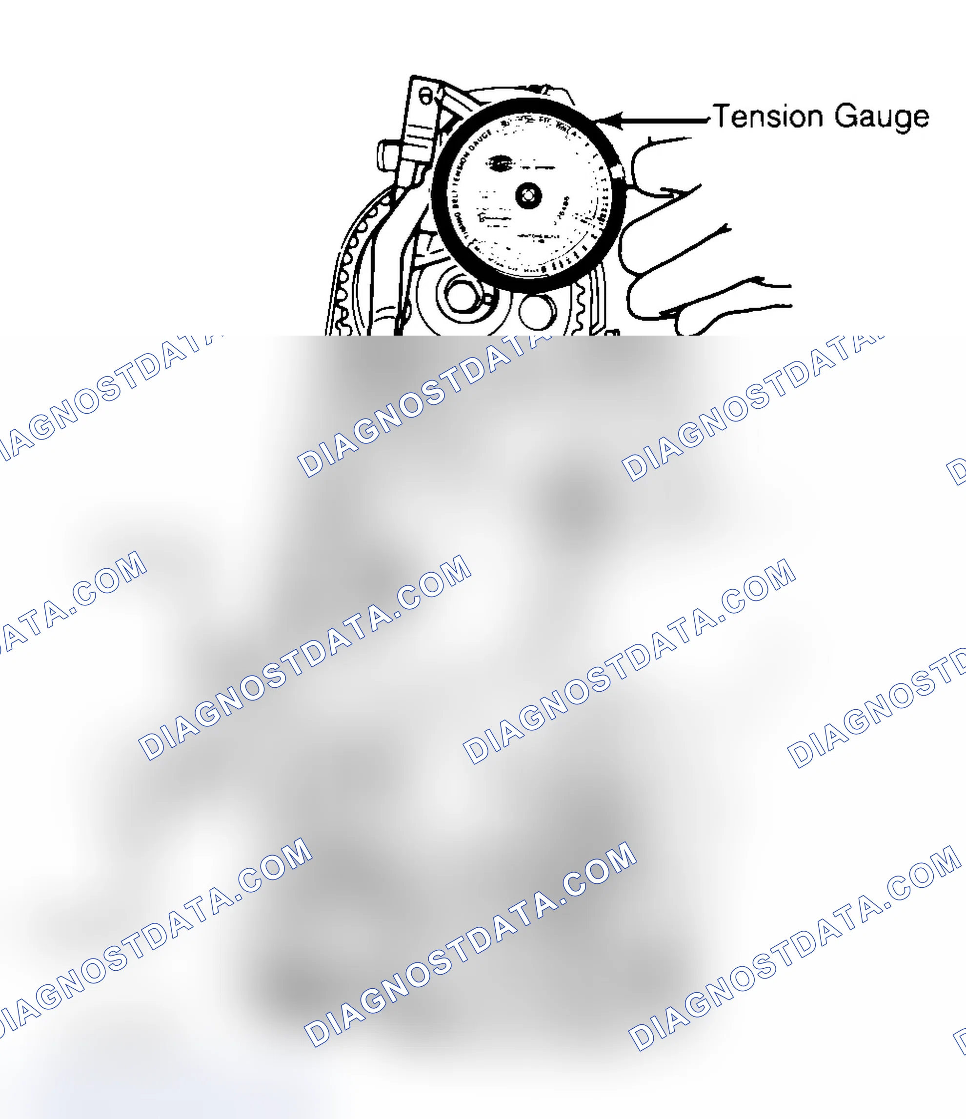 Scheme 28: Adjusting Typical Timing Belt Tension