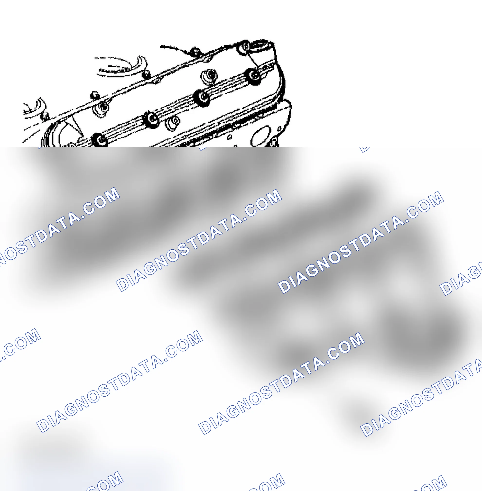 Scheme 418: Exhaust Manifold Removal - Left