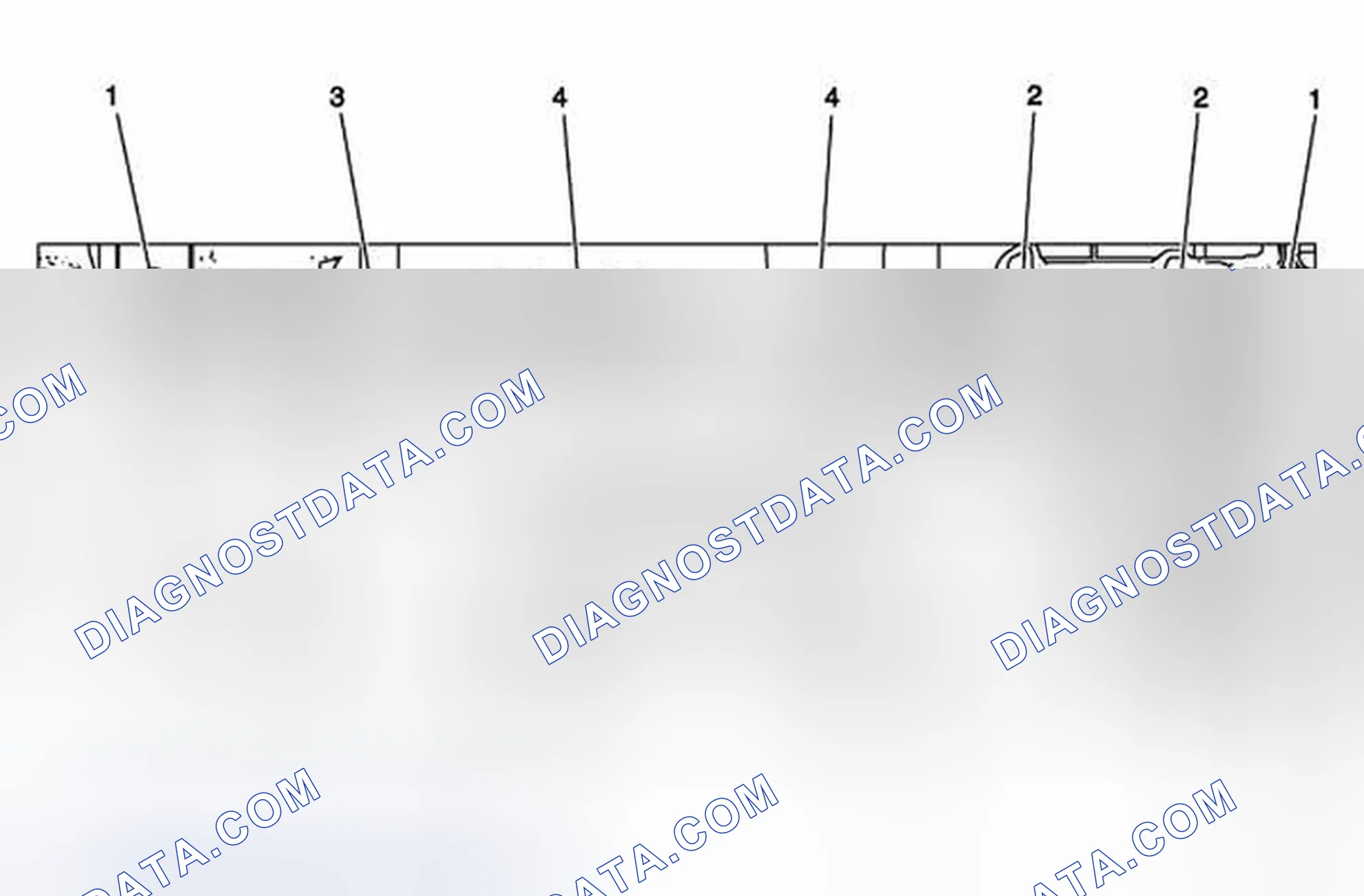 Scheme 134: Right Cylinder Head Exhaust Face (LF1)