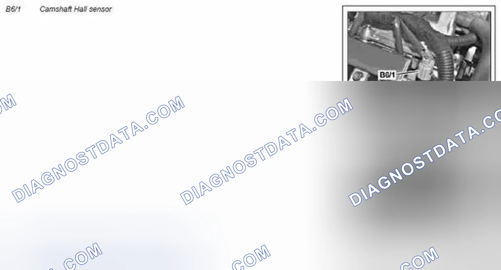 Scheme 49: Component description for camshaft Hall sensor - GF07.04-P-6020MCC