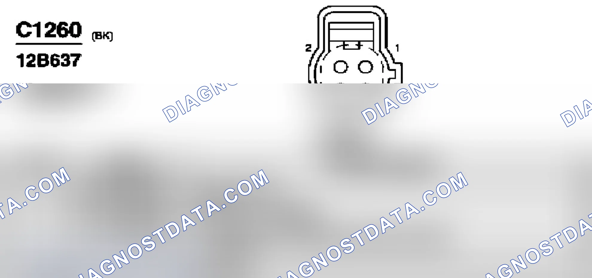 Scheme 286: Identifying Connectors C1260, C1274, C1300 & C1303