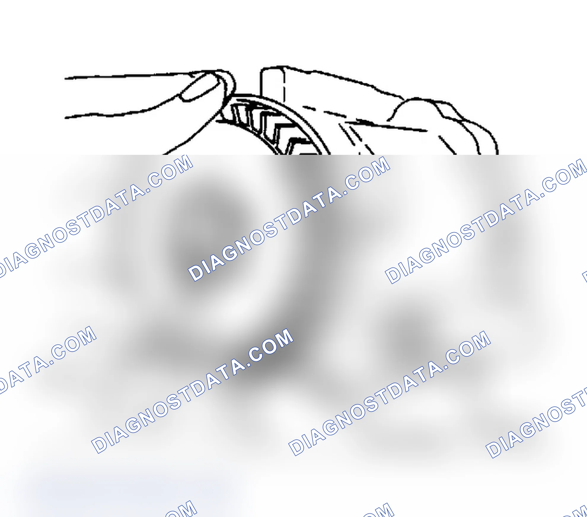 Scheme 47: Removing Centrifugal Fan Filter from Air Injection Pump with Pulley Removed