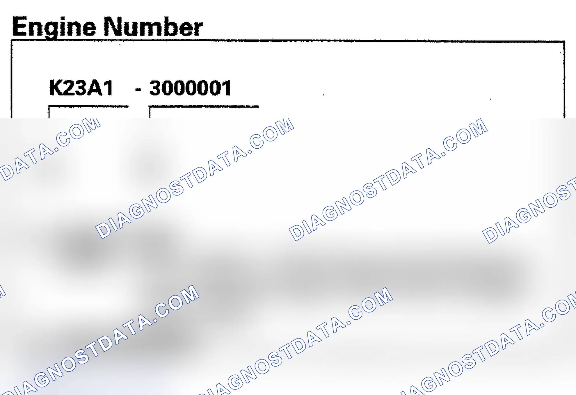 Scheme 8: Identifying Engine Number ('09 Model)
