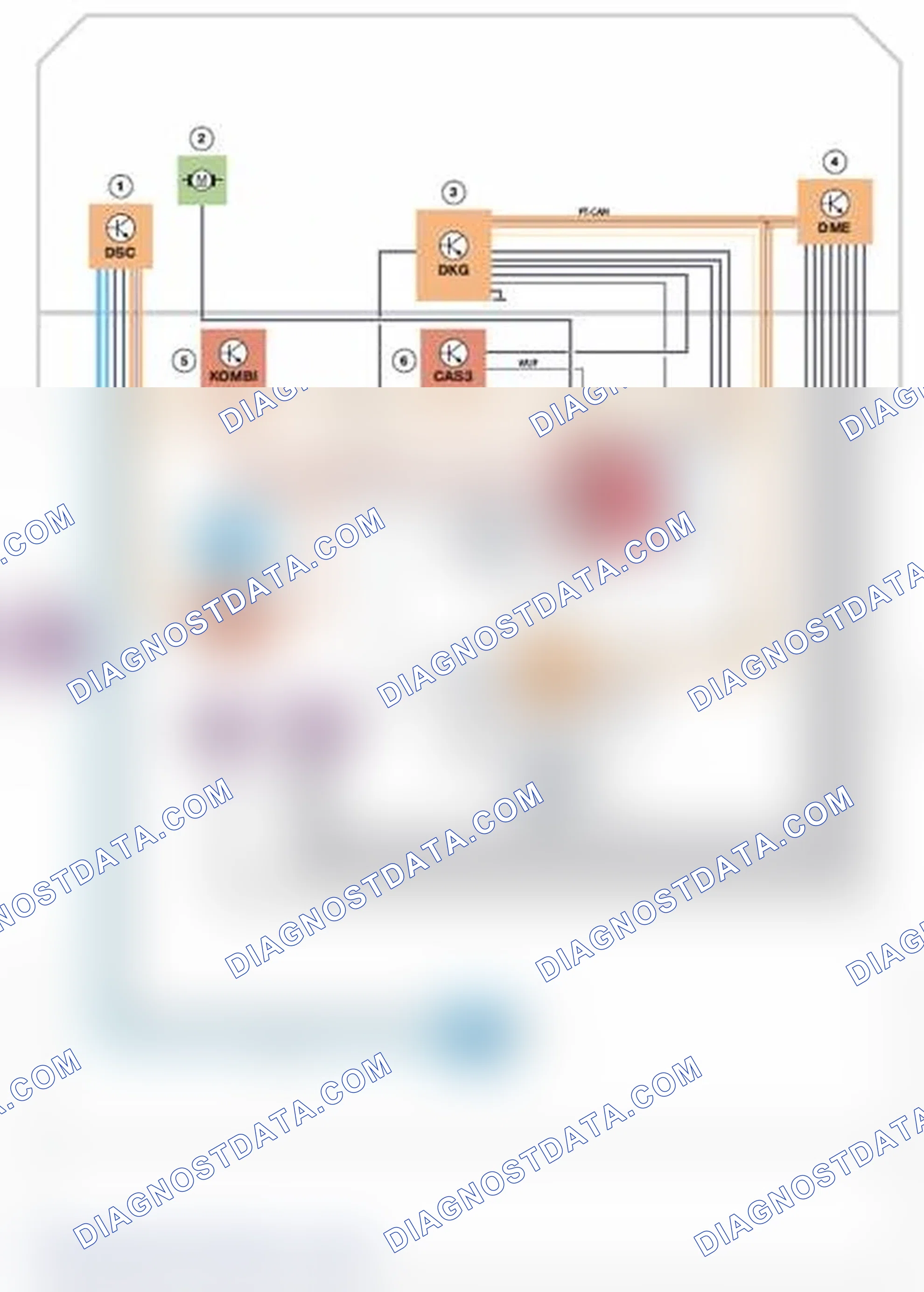 Scheme 464: M DCT System Circuit Diagram