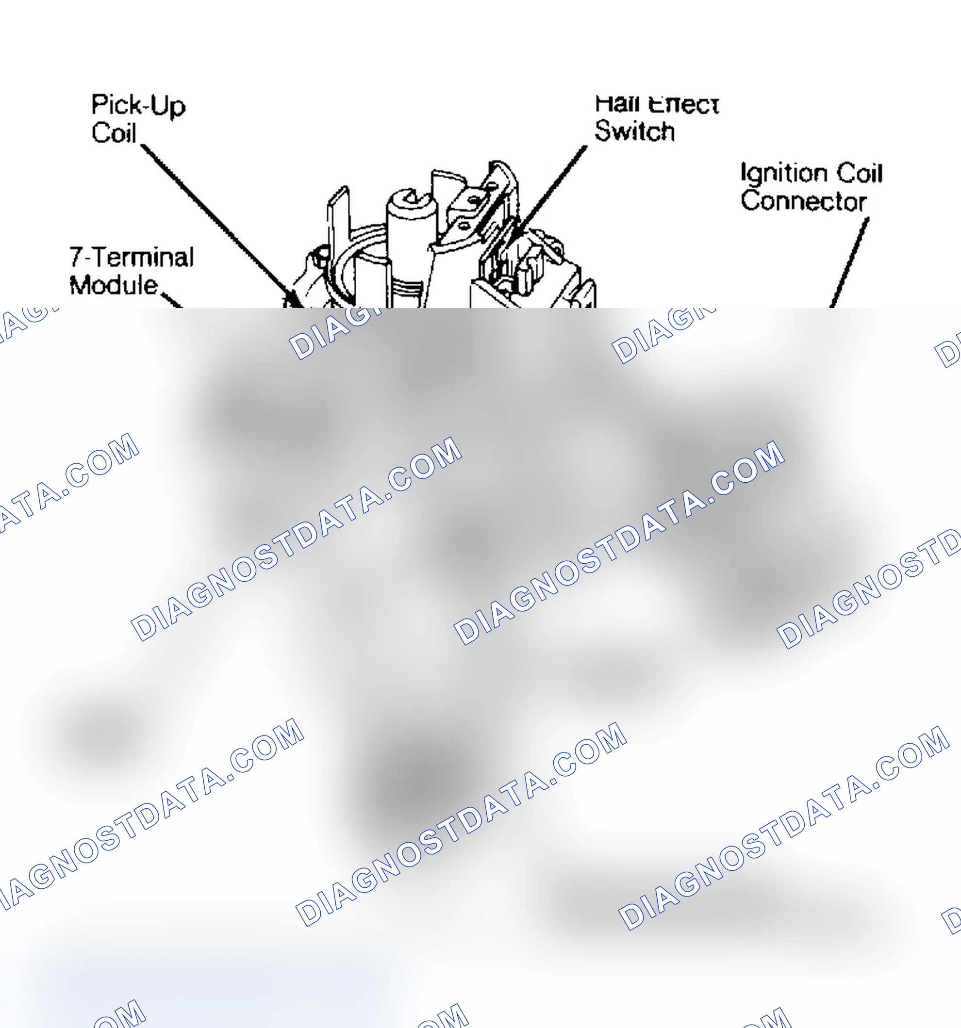 Scheme 2: HEI-EST Distributor with Hall Effect Switch External coil model shown.