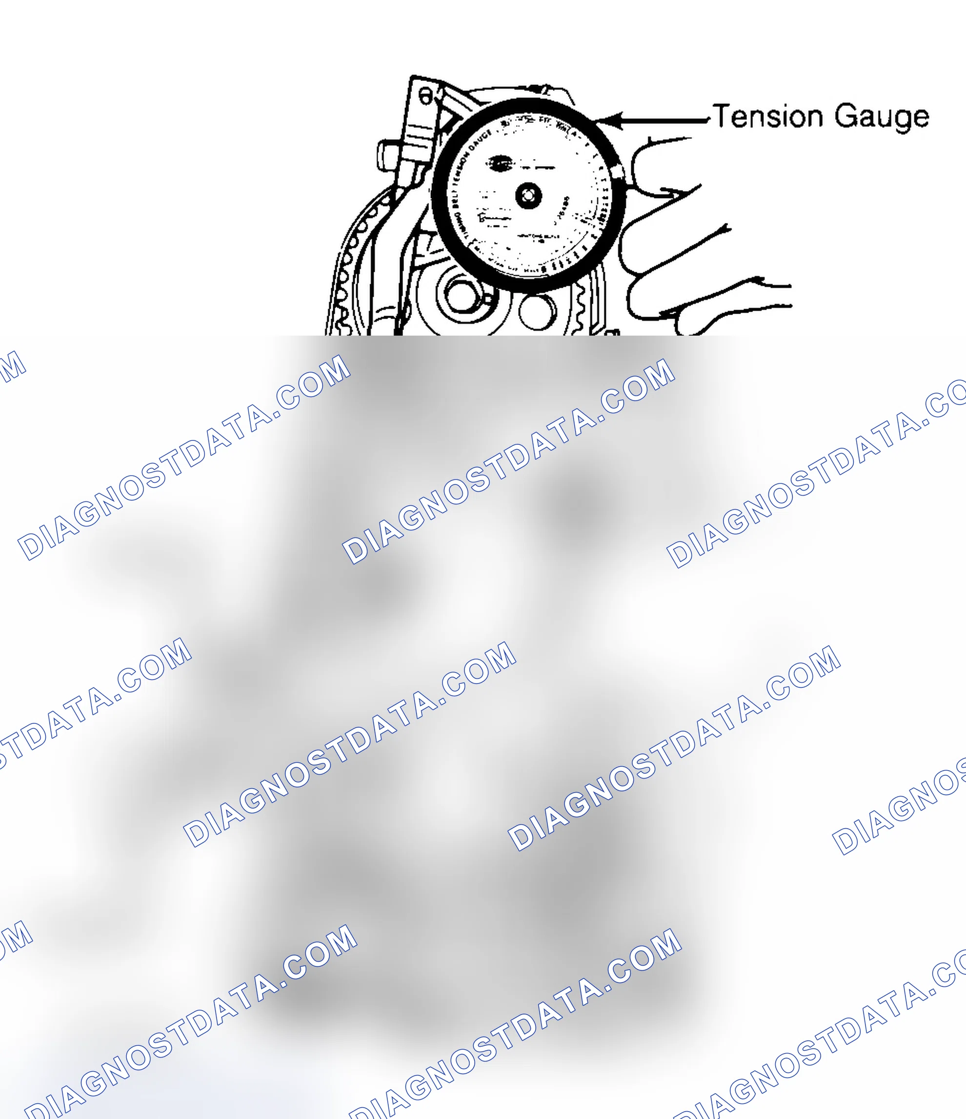 Scheme 28: Adjusting Typical Timing Belt Tension
