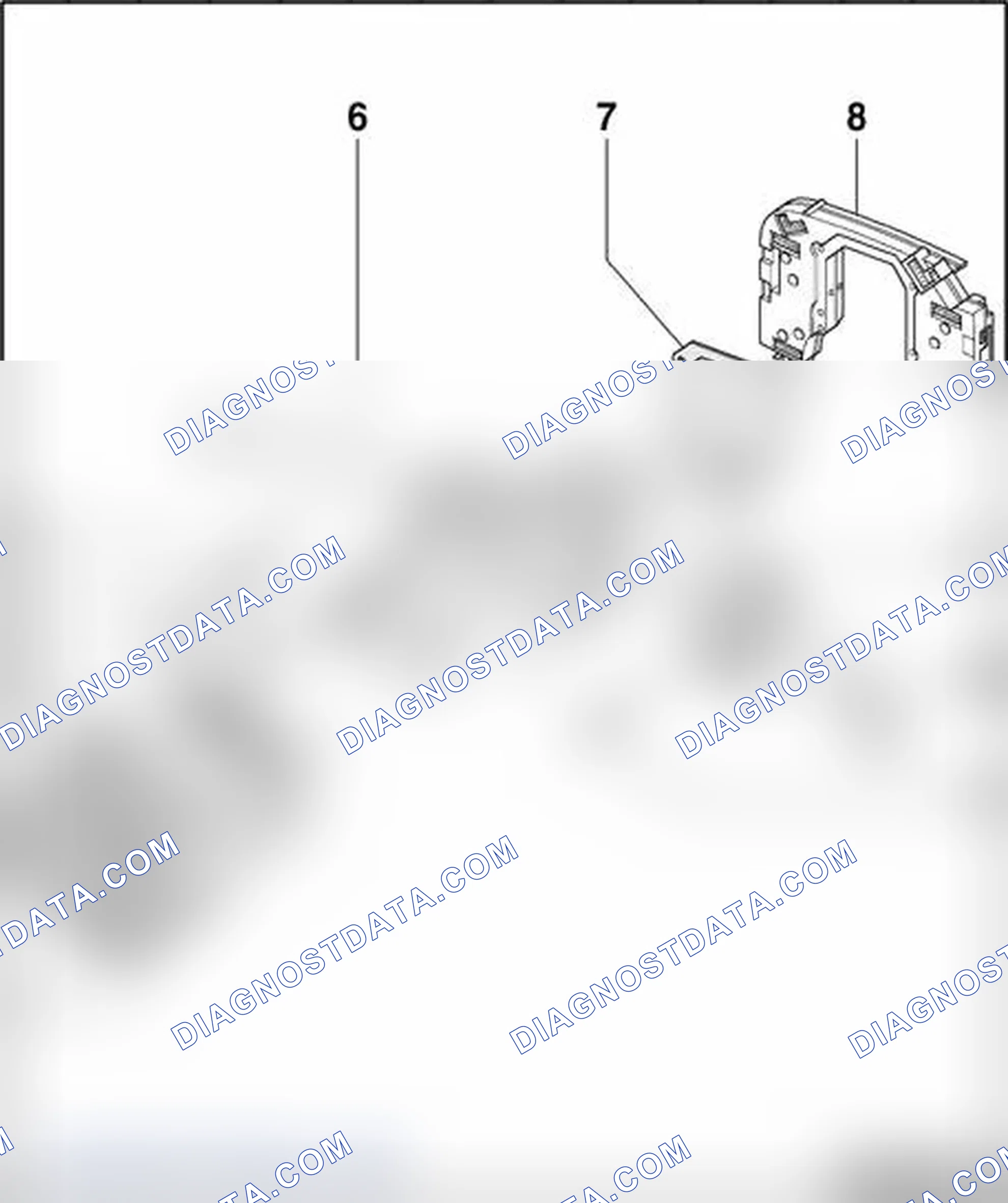 Scheme 280: Steering column switch module, assembly