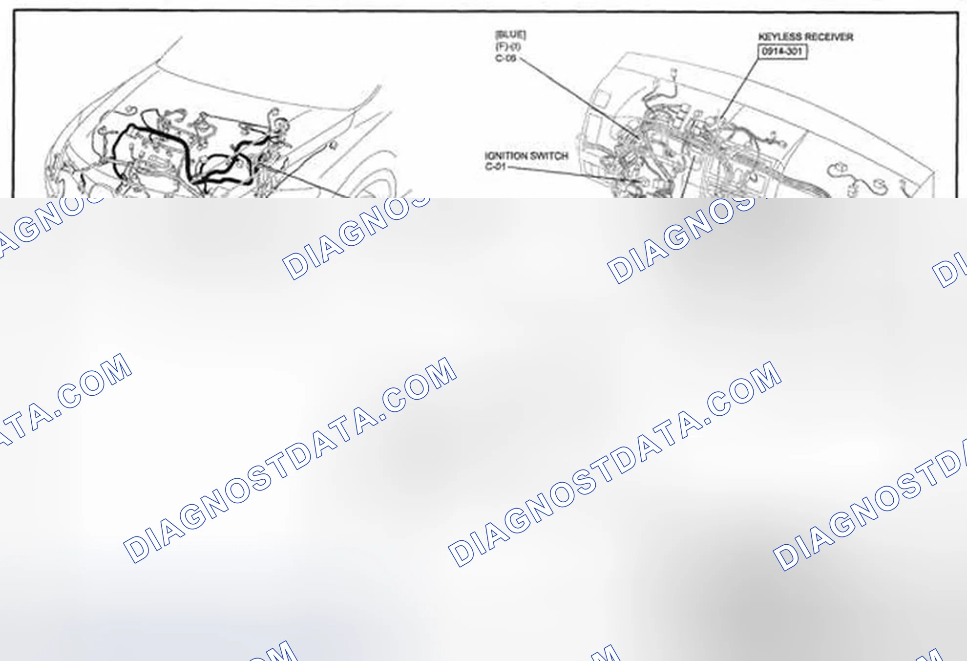 Scheme 223: Keyless Entry System (Without Advanced Keyless Entry And Start System) Wiring Diagram - 0914-3 (2 Of 2)