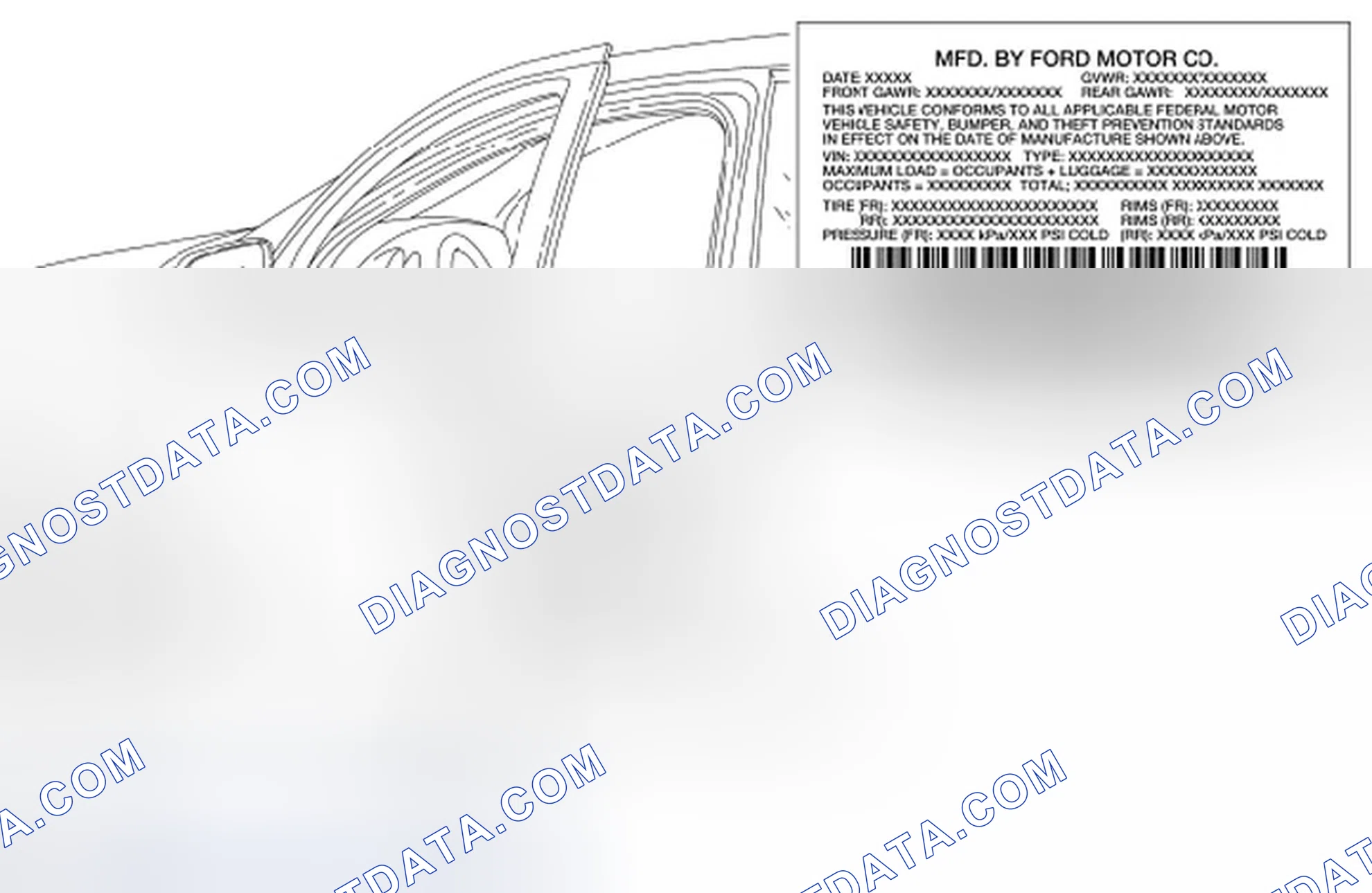 Scheme 11: Vehicle Certification (VC) Label Locator