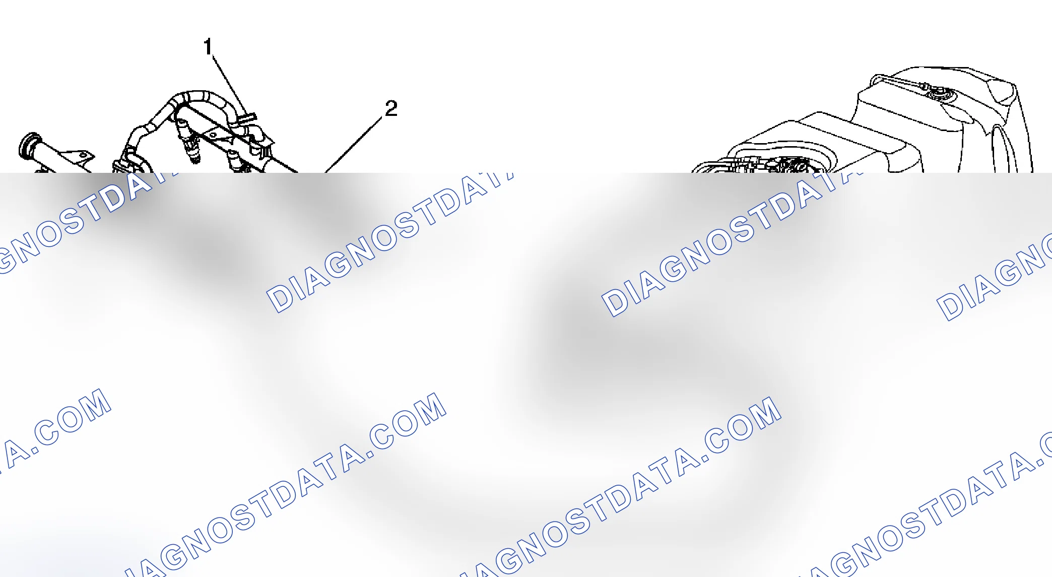 Scheme 26: Fuel Hose/Pipes Routing Diagram (Single Fuel Tank)